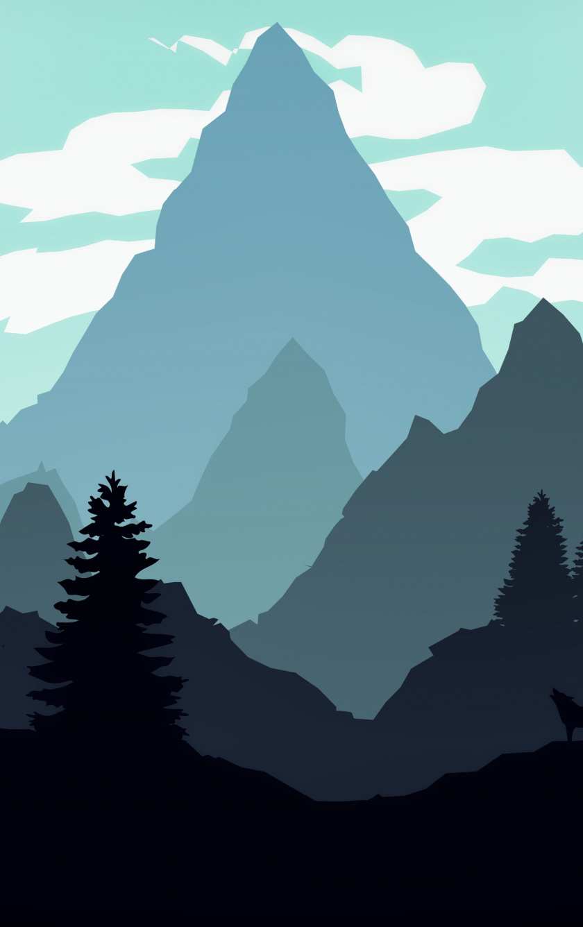 Forest Mountain Artistic Wallpapers