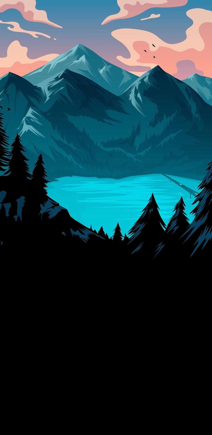 Forest Mountain Artistic Wallpapers