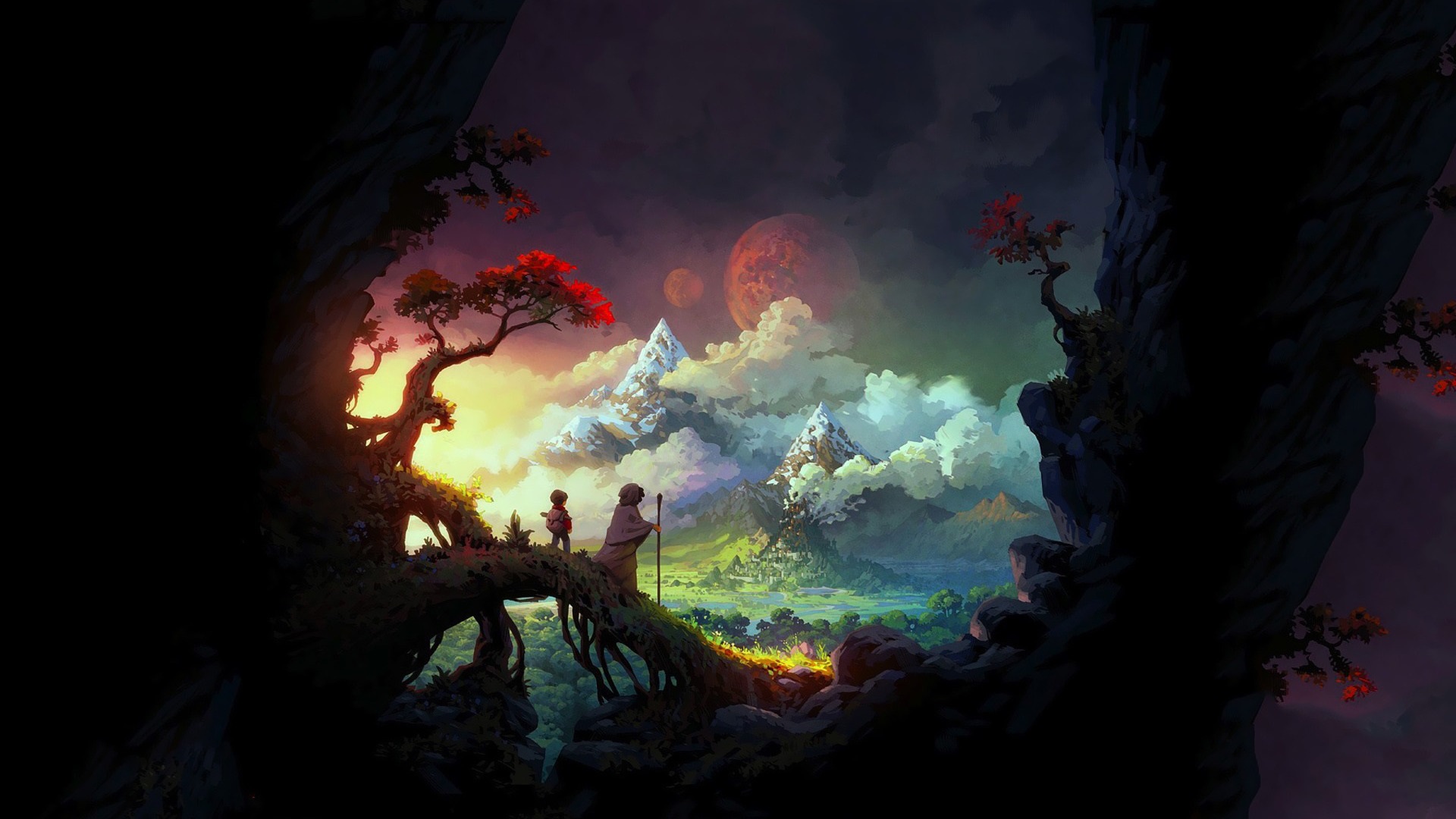 Forest Mountain Artistic Wallpapers