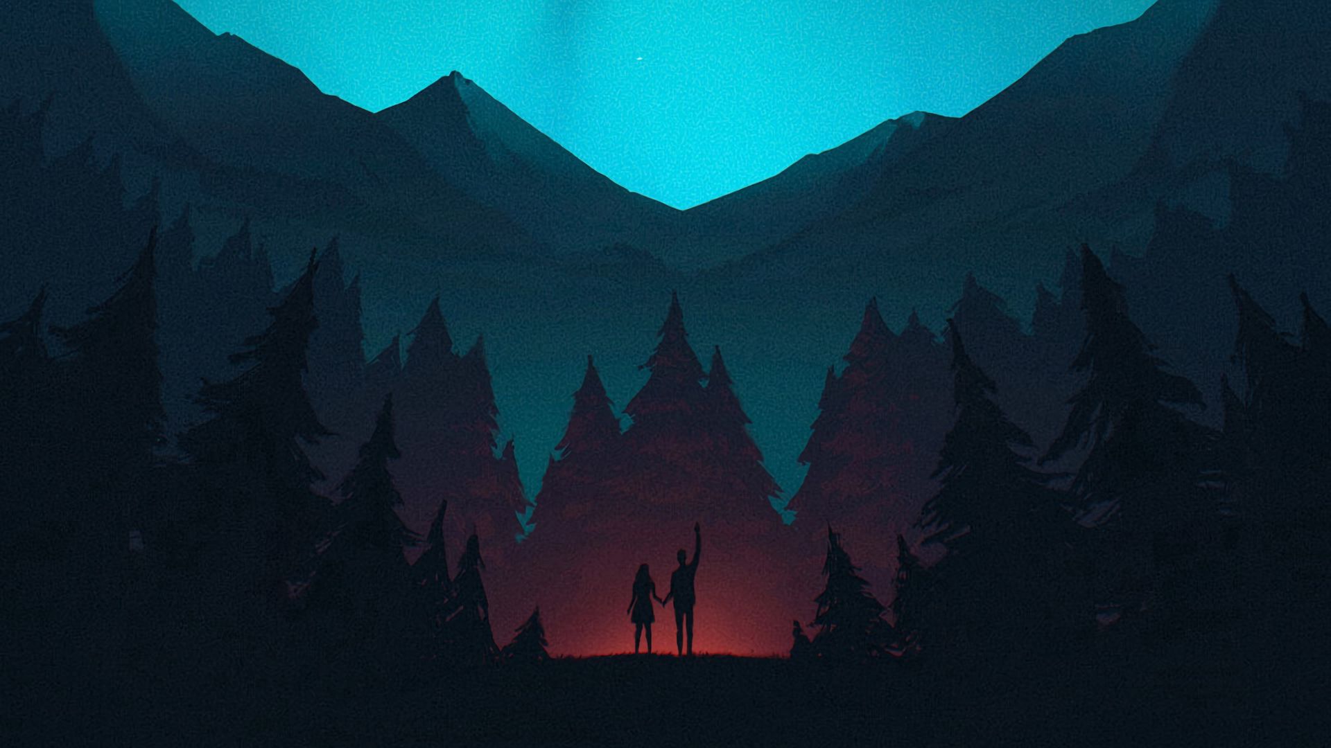 Forest Mountain Artistic Wallpapers