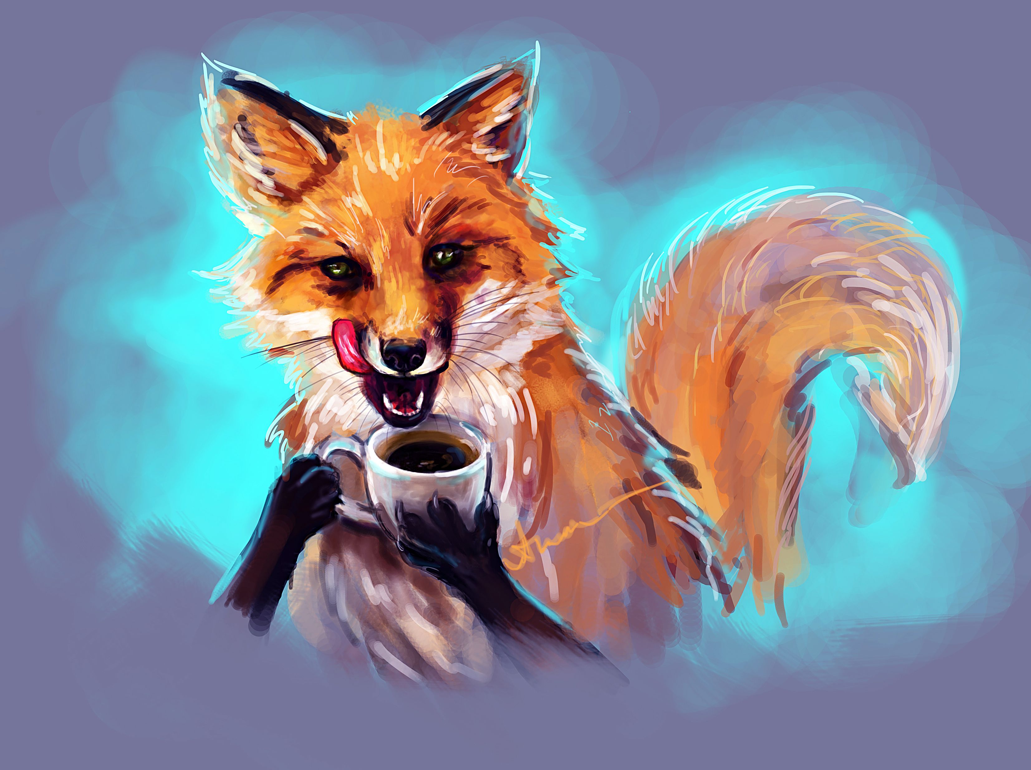 Fox Animal Artwork Wallpapers