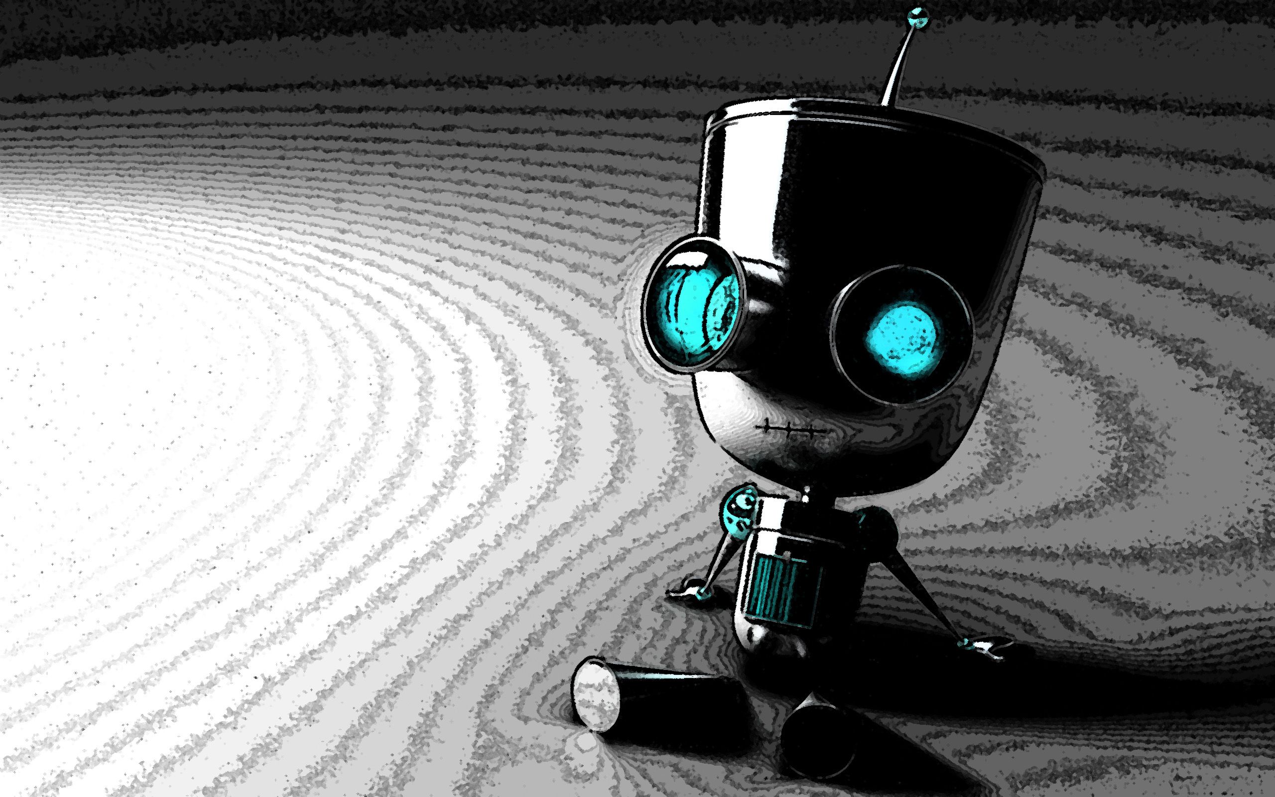 Funny Cyberpunk Robot Wallpapers