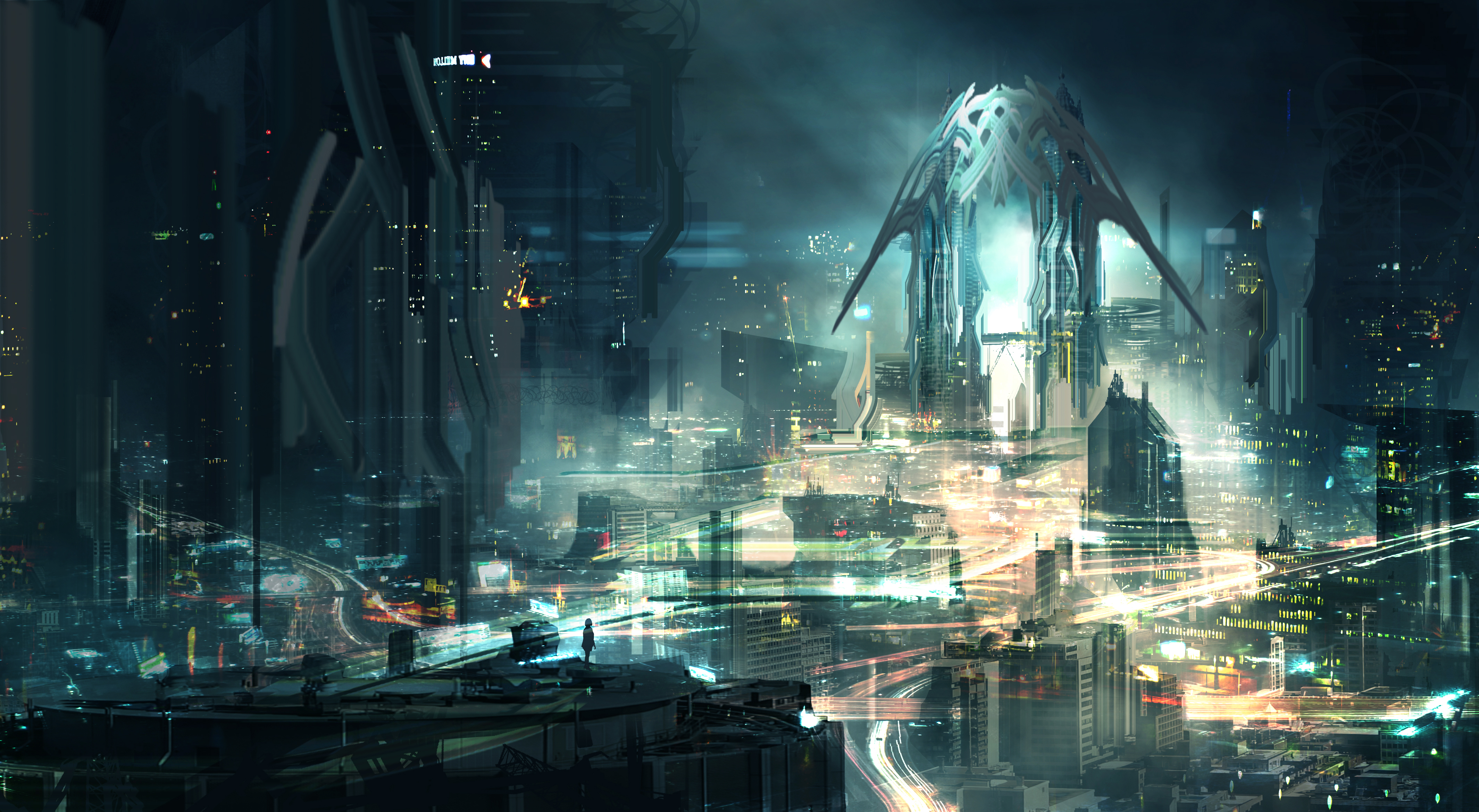 Futuristic 4K Cityscape Wallpapers