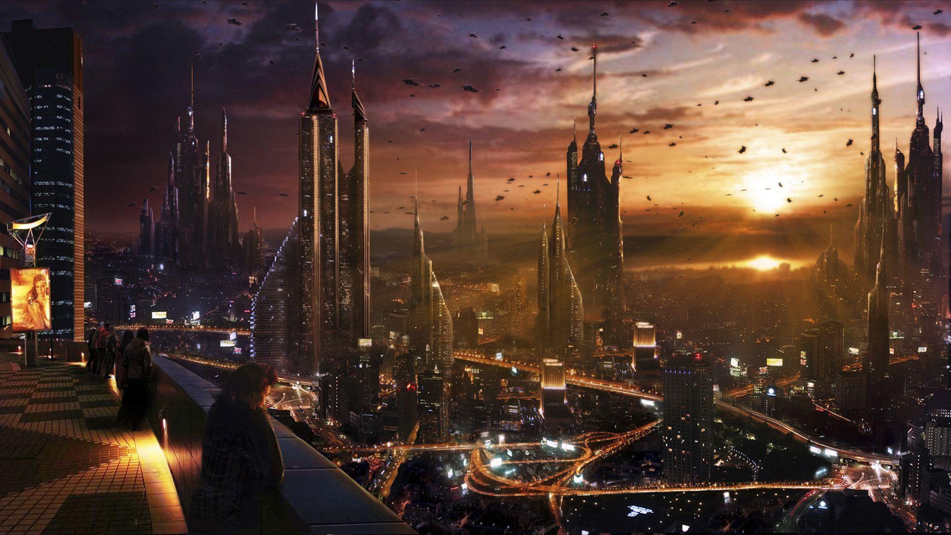 Futuristic 4K Cityscape Wallpapers