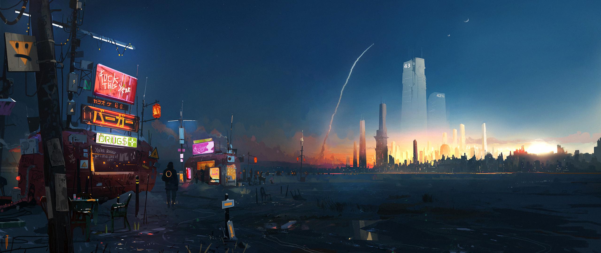 Futuristic 4K Cityscape Wallpapers