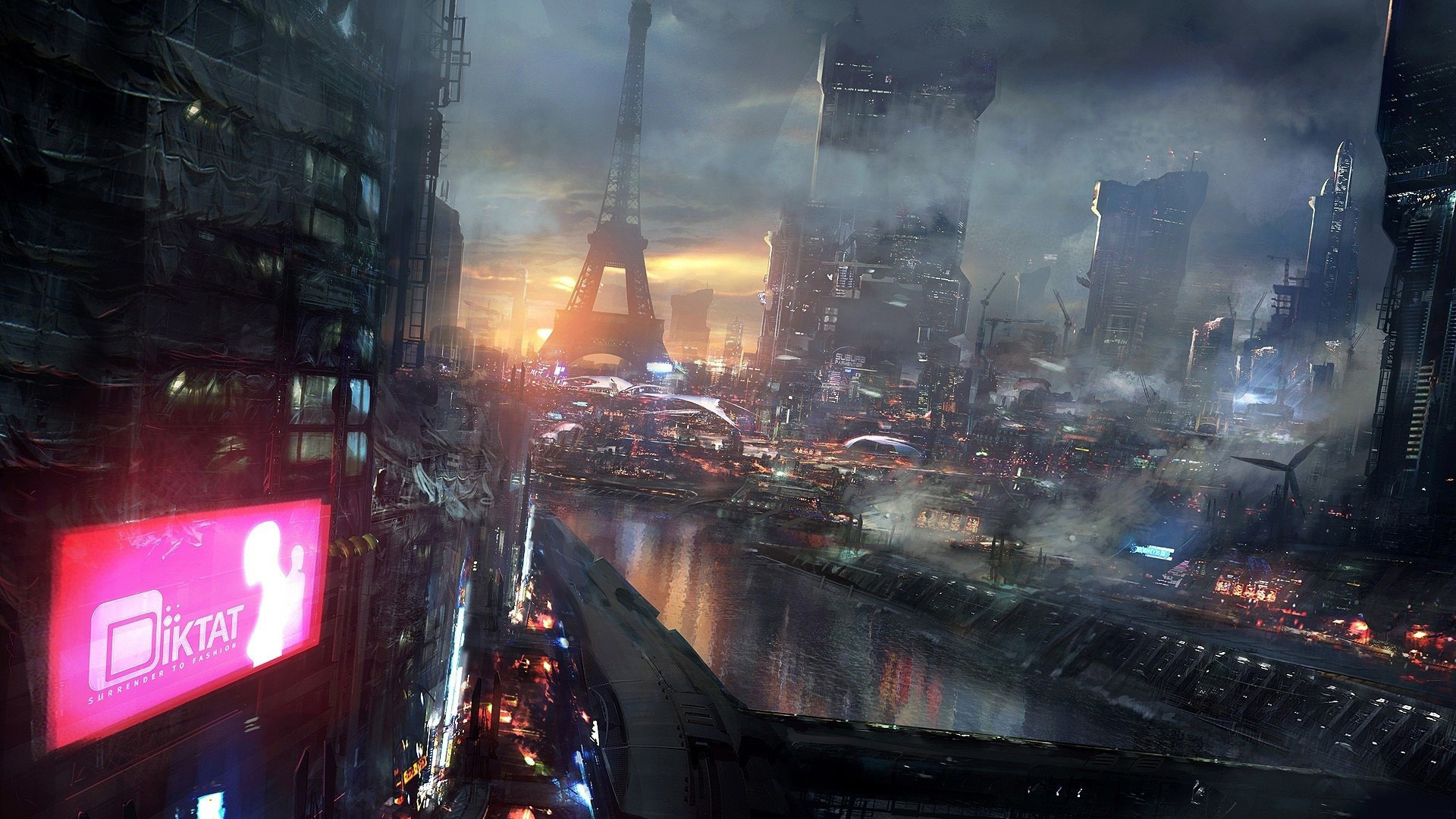 Futuristic Cityscape Wallpapers