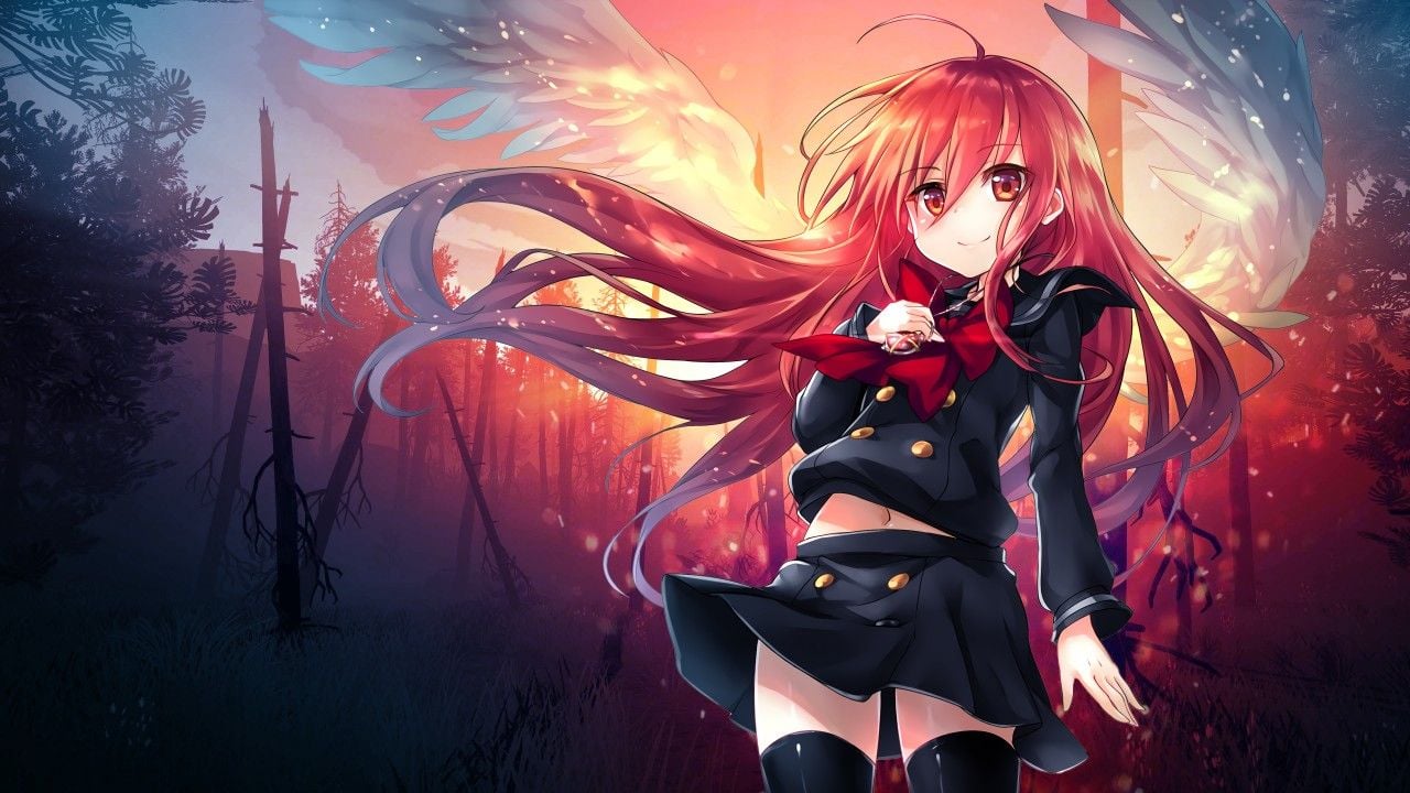 Girl In Flame Wallpapers