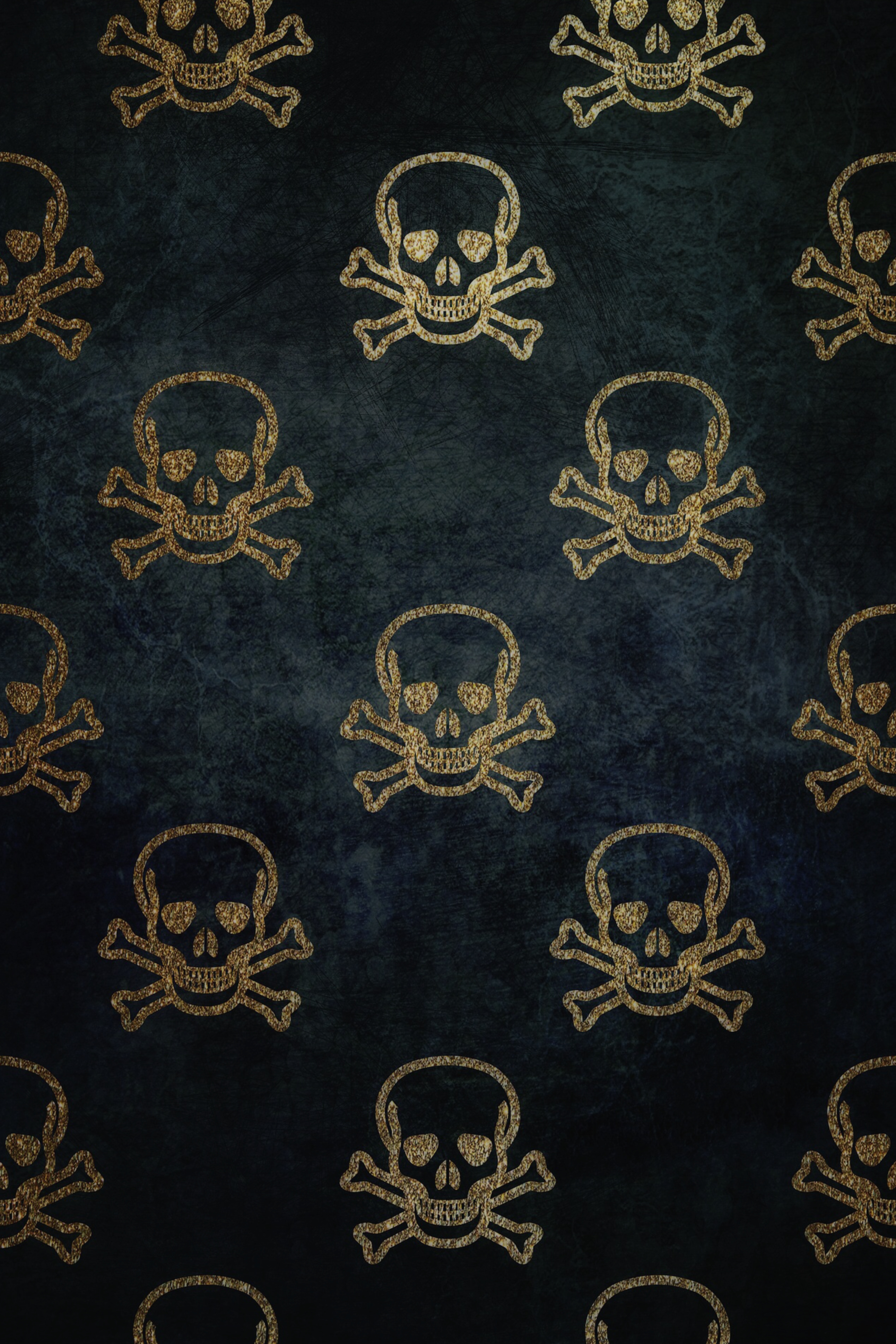 Golden Skull Wallpapers