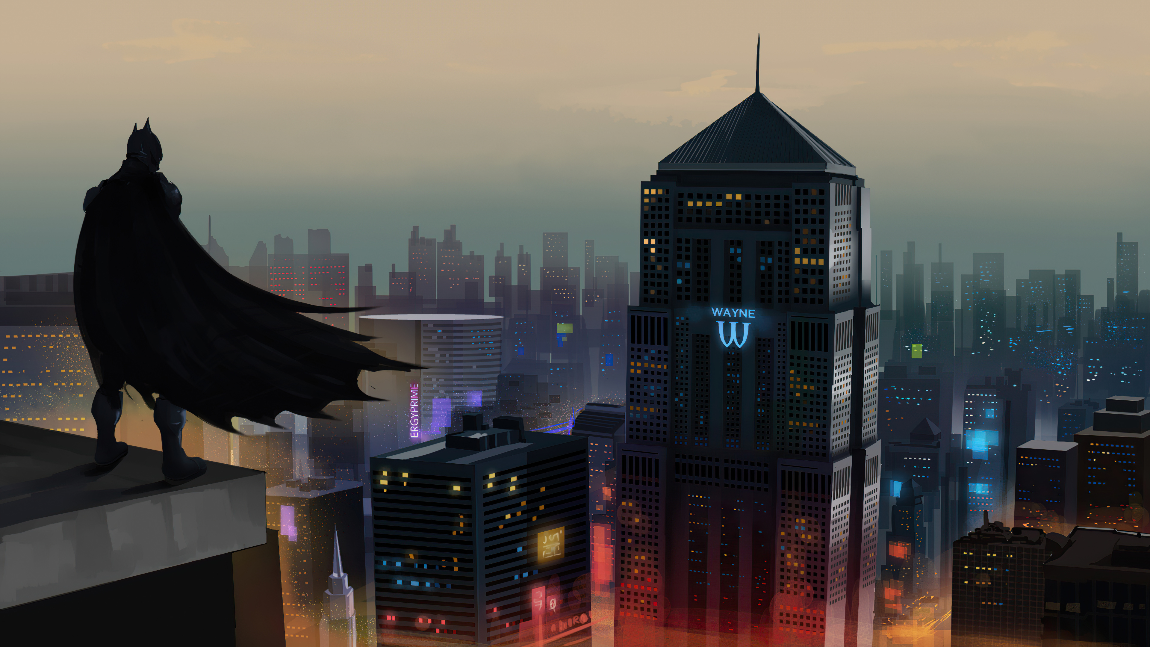 Gotham Towers Artwork Wallpapers