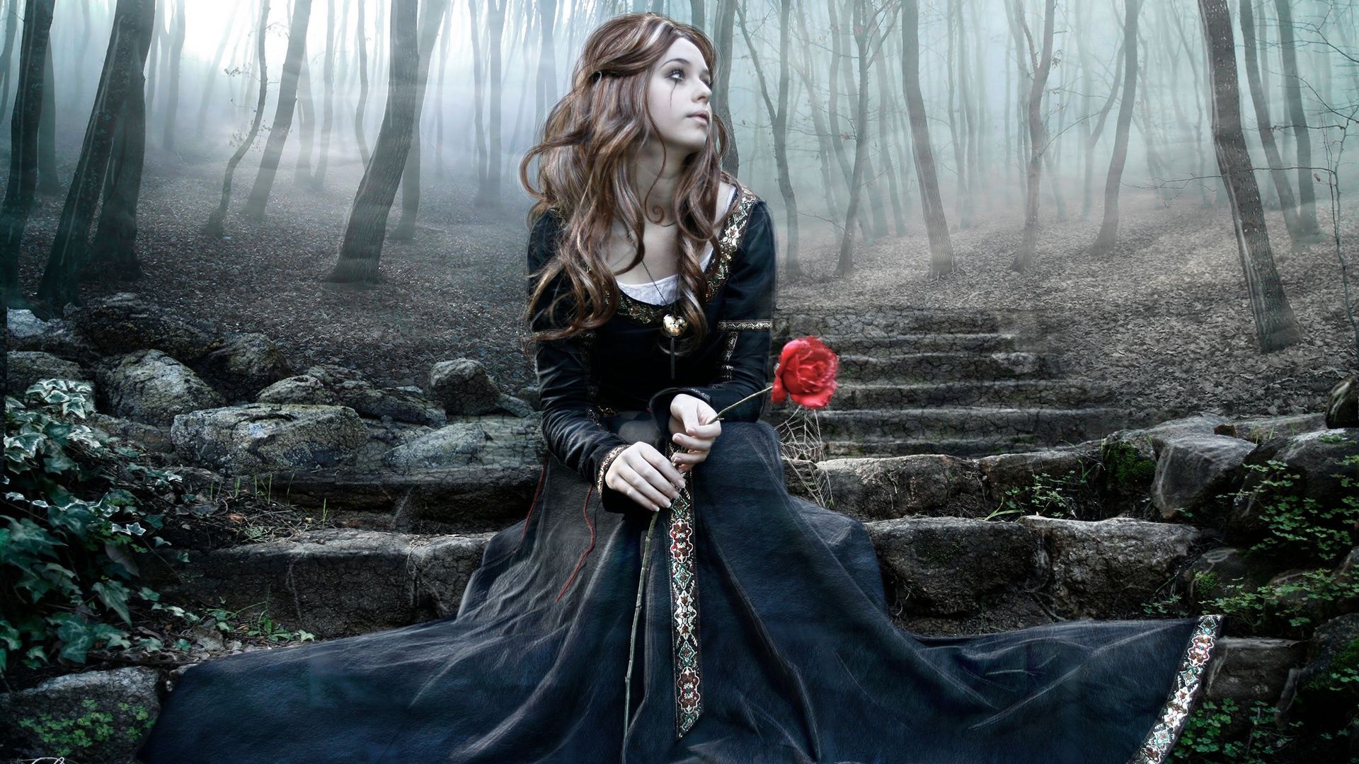 Gothic Woman Artistic Wallpapers