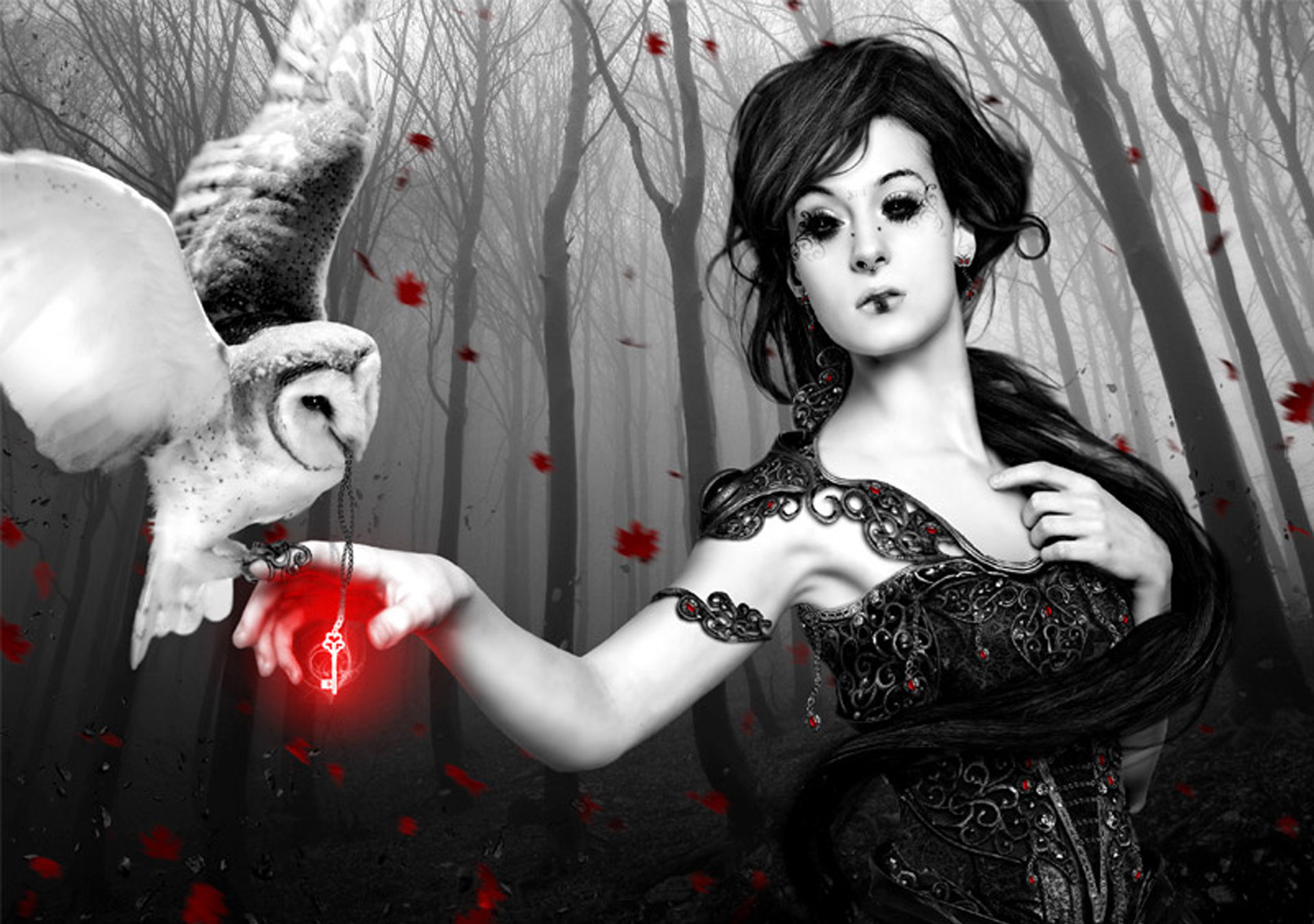 Gothic Woman Artistic Wallpapers