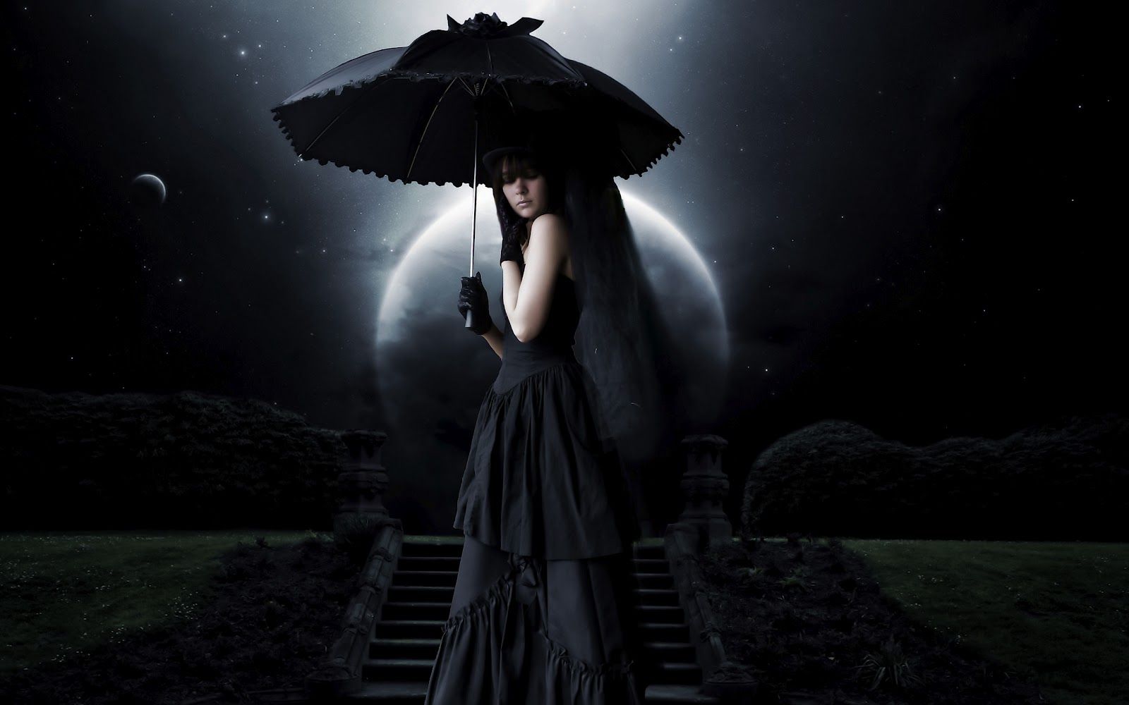 Gothic Woman Artistic Wallpapers