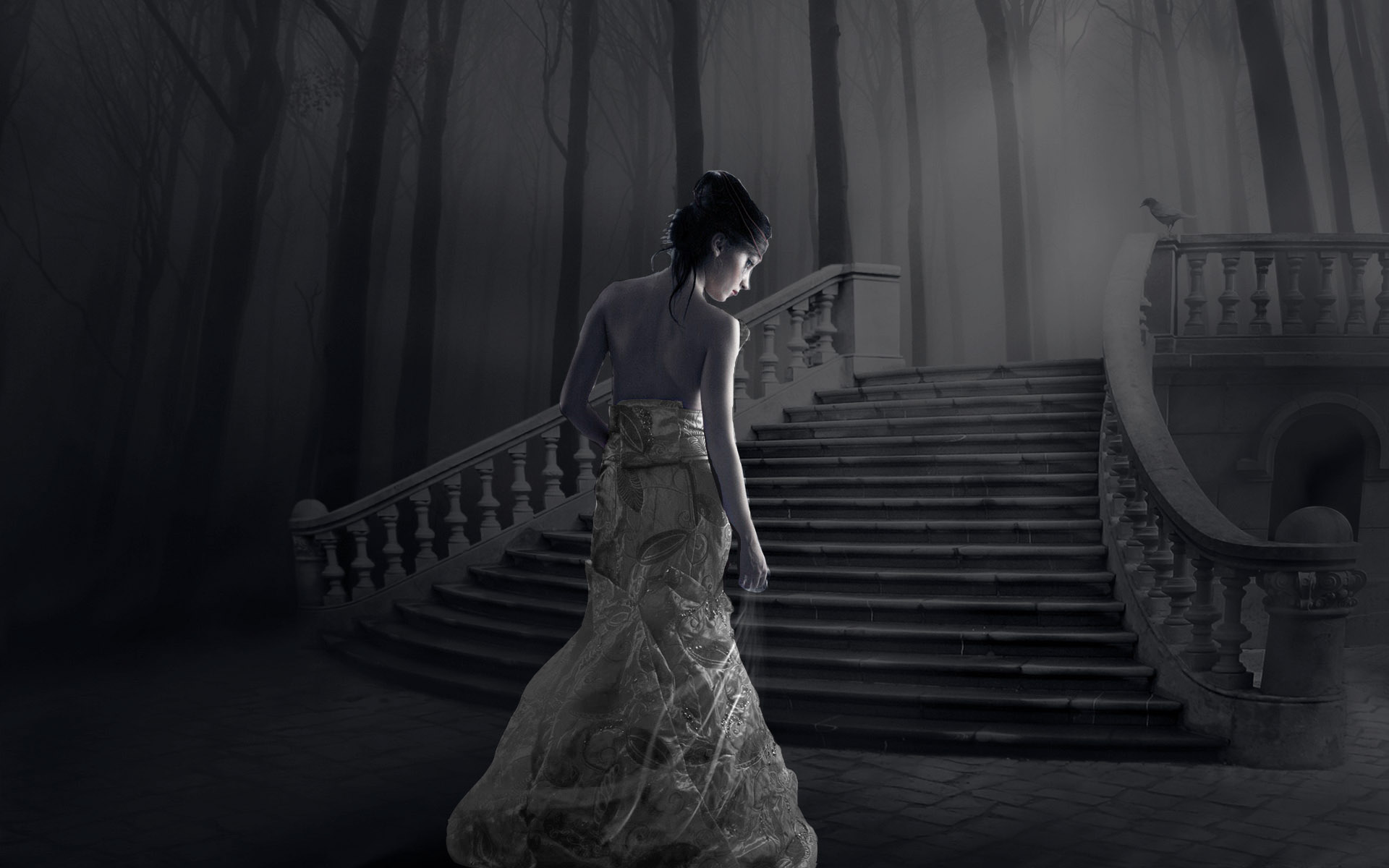 Gothic Woman Artistic Wallpapers