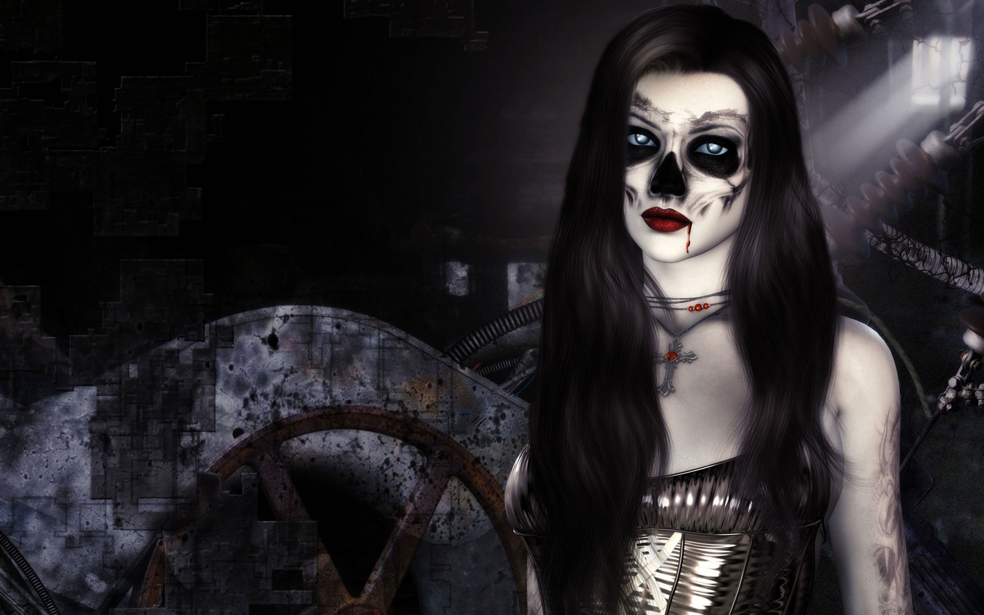 Gothic Woman Artistic Wallpapers