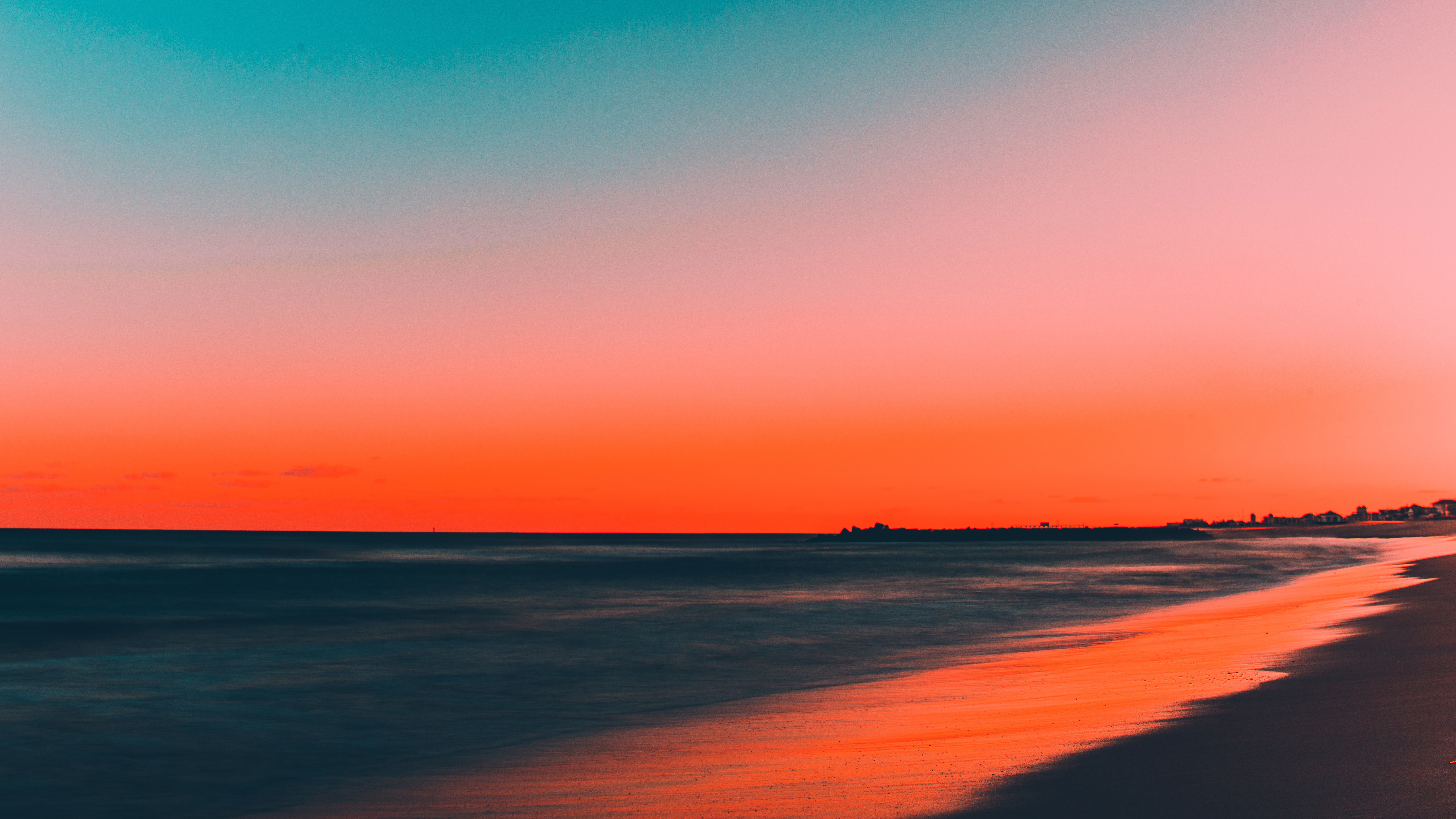 Gradient Sunset 5K Wallpapers