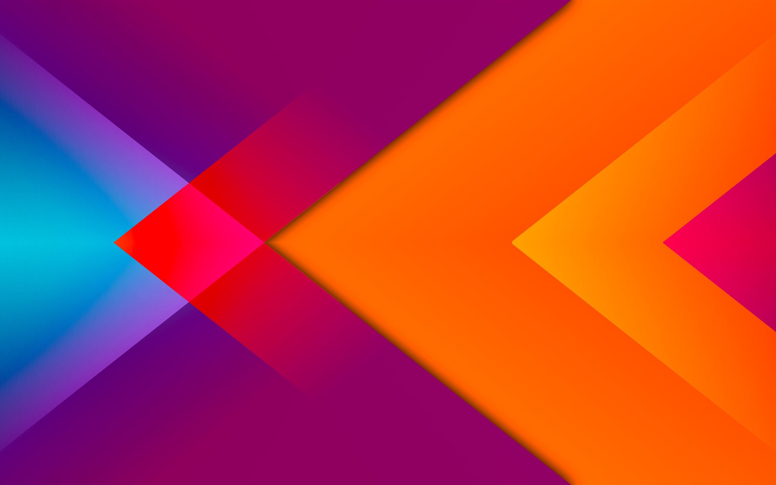 Gradient Triangle Colors Wallpapers