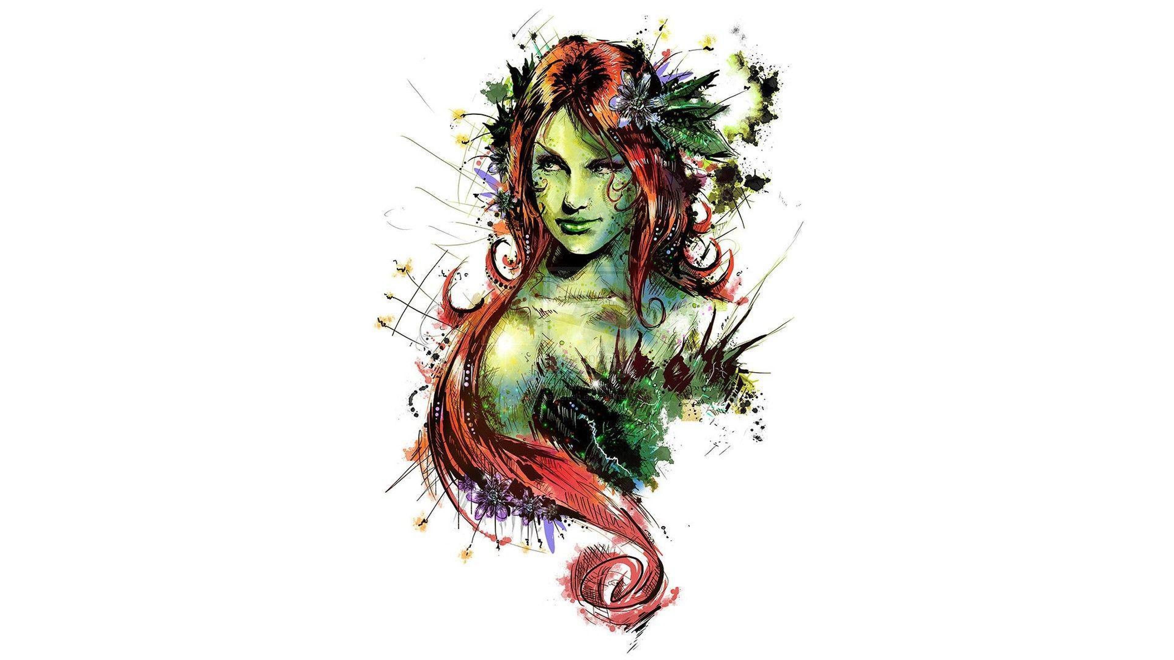 Harley Quinn Poison Ivy Artwork Wallpapers