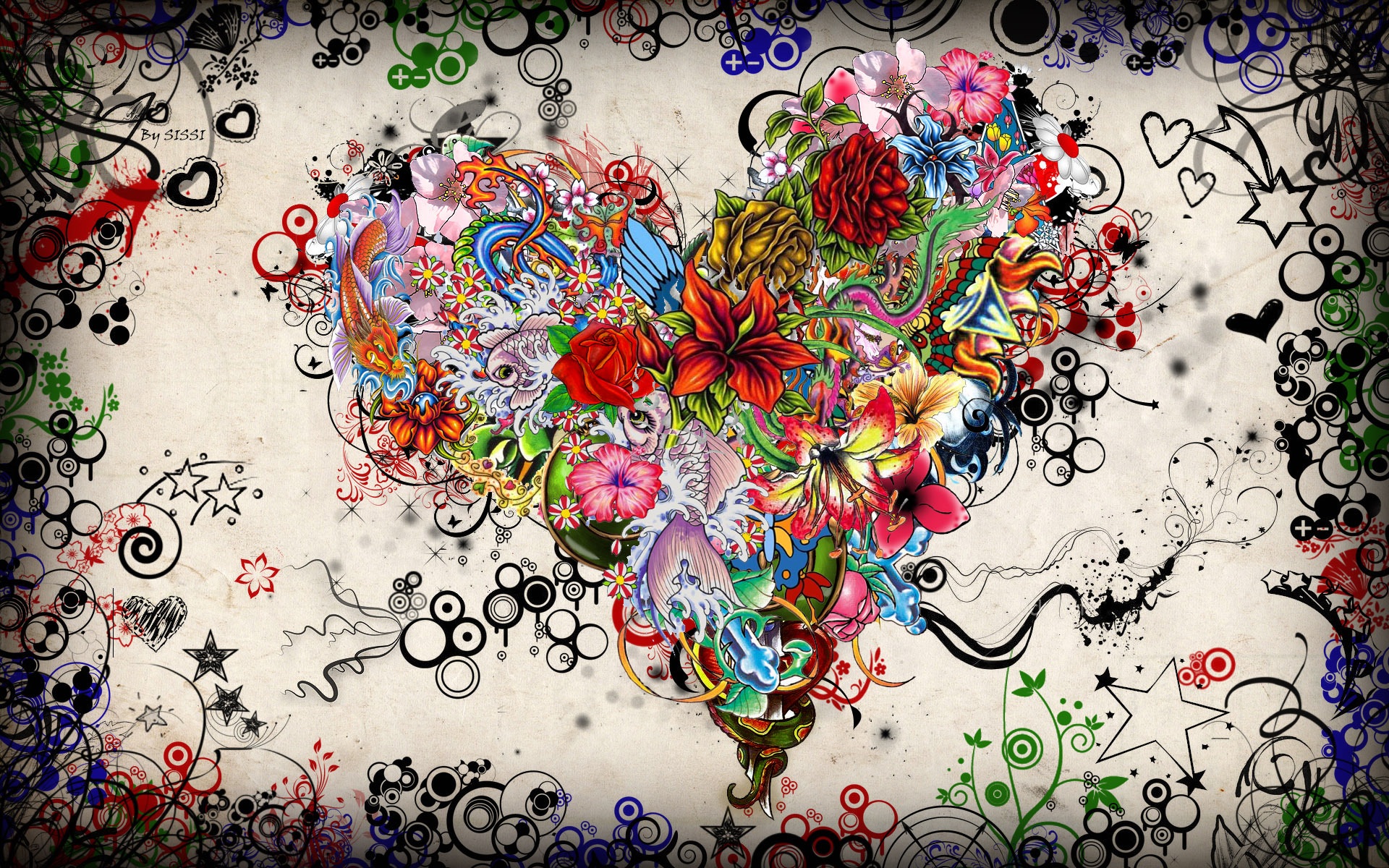 Hd Artistic Love Galaxy Art Wallpapers