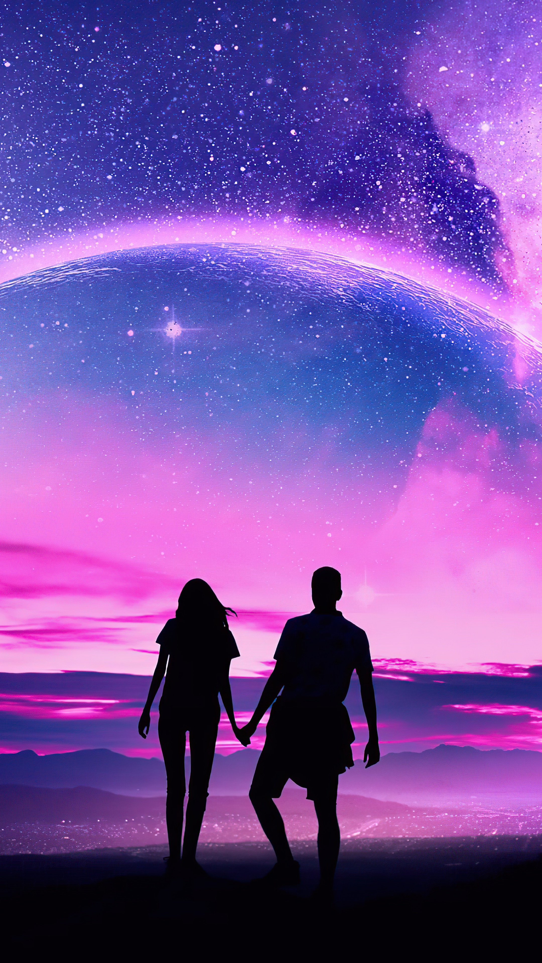 Hd Artistic Love Galaxy Art Wallpapers