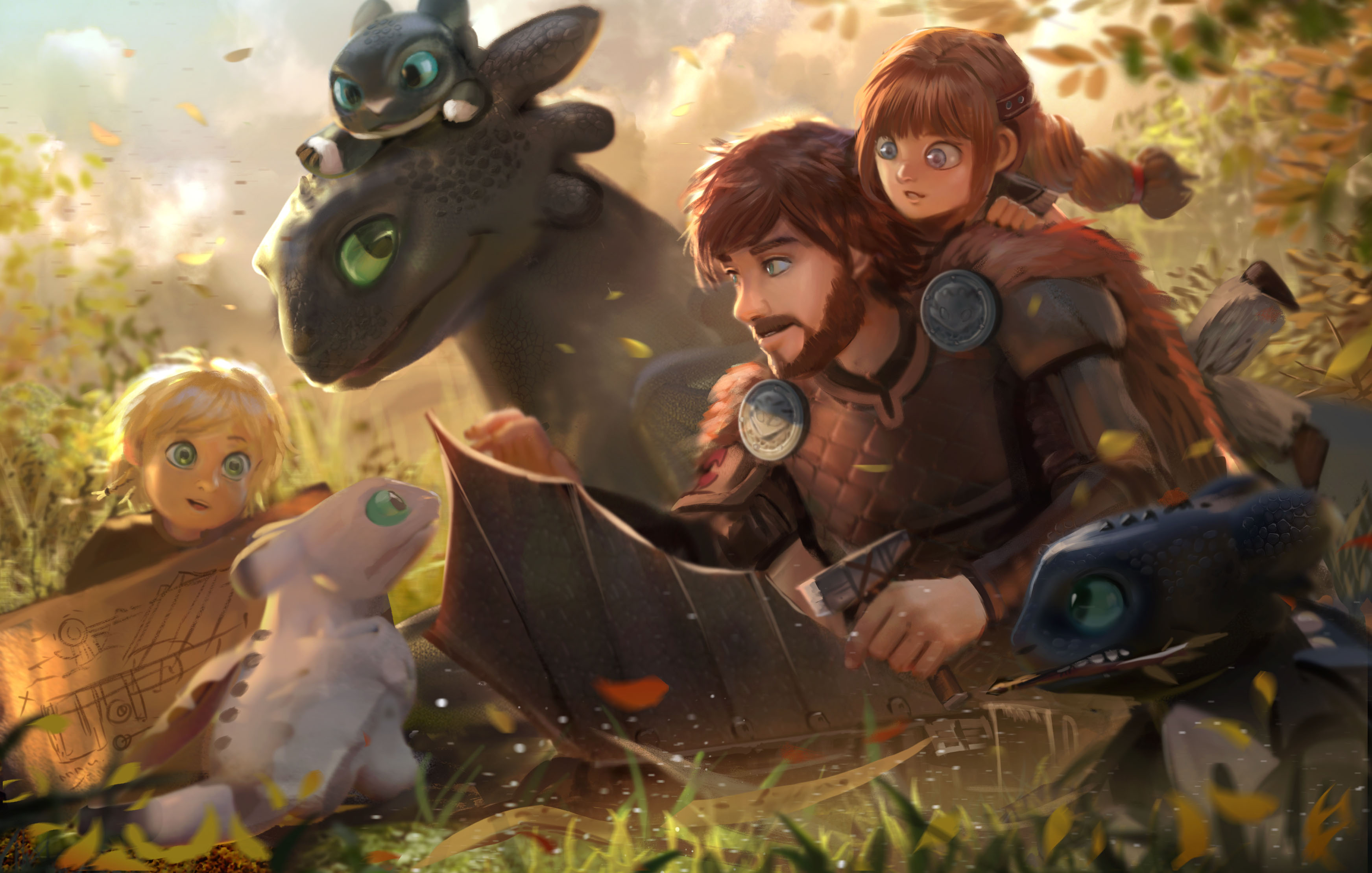 How To Train Your Dragon The Hidden World Artwork Wallpapers