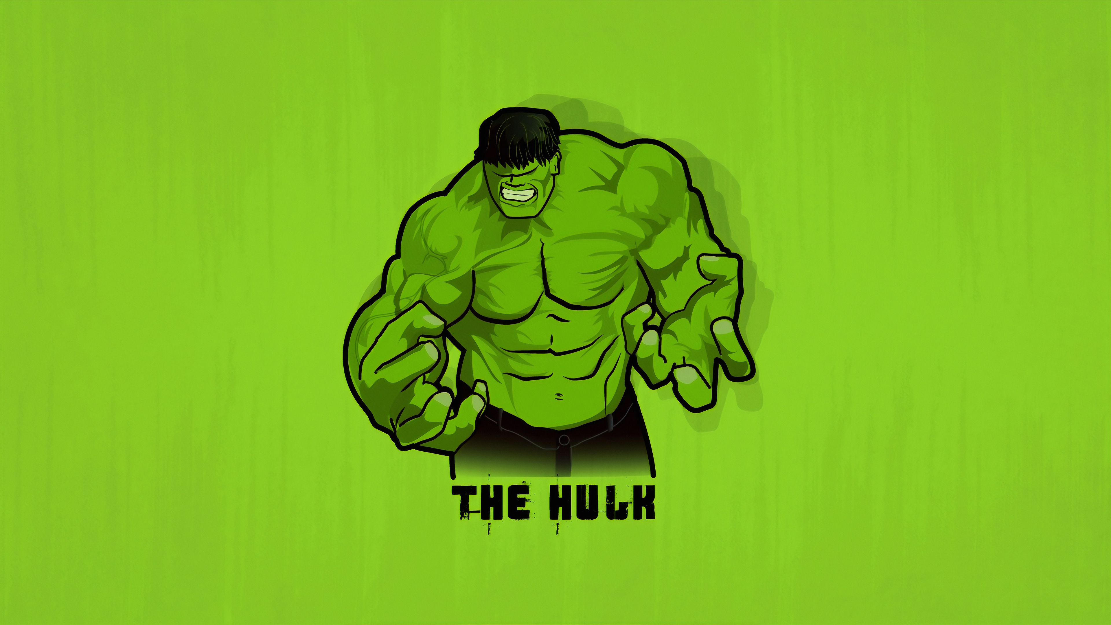 Hulk Low Poly Minimalistic Wallpapers