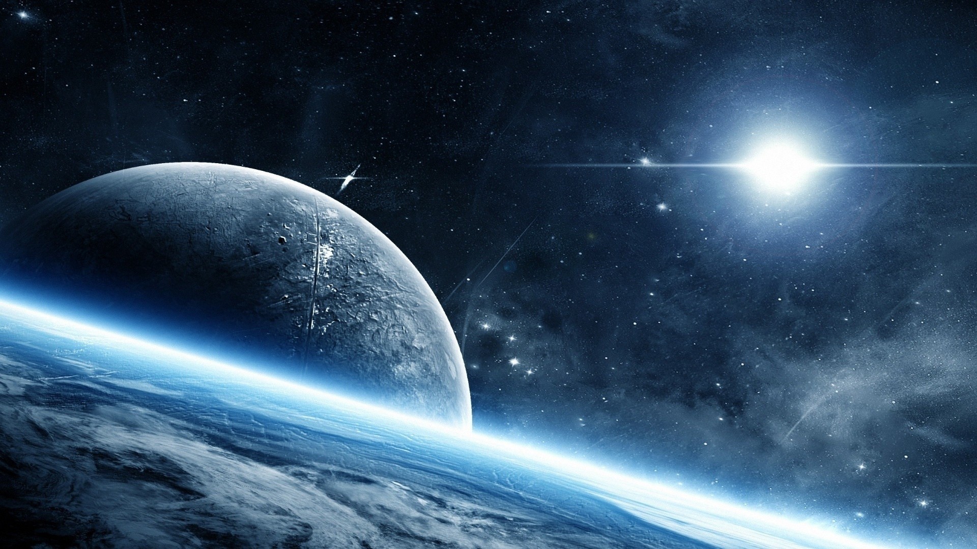 Human Galaxy Planets Wallpapers