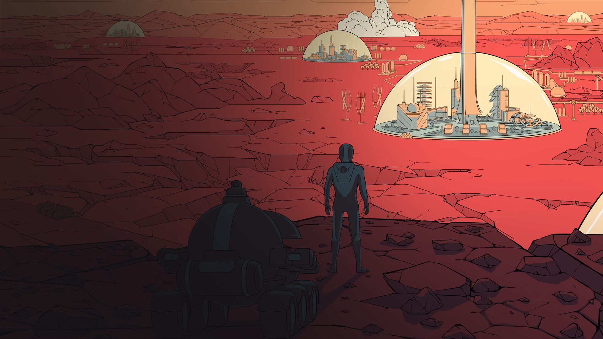 Human Surviving In Mars Artwork Wallpapers