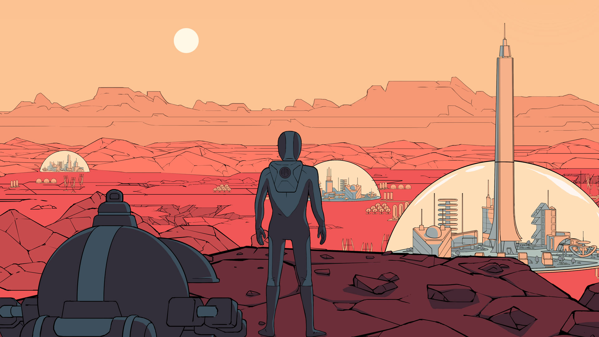 Human Surviving In Mars Artwork Wallpapers