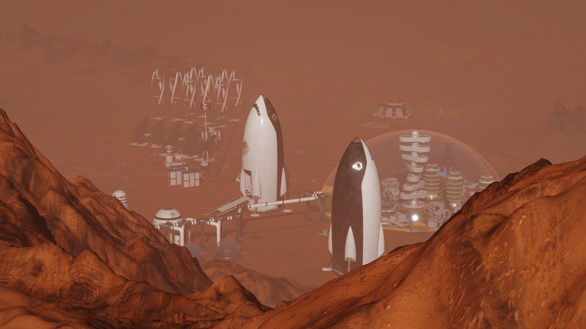 Human Surviving In Mars Artwork Wallpapers