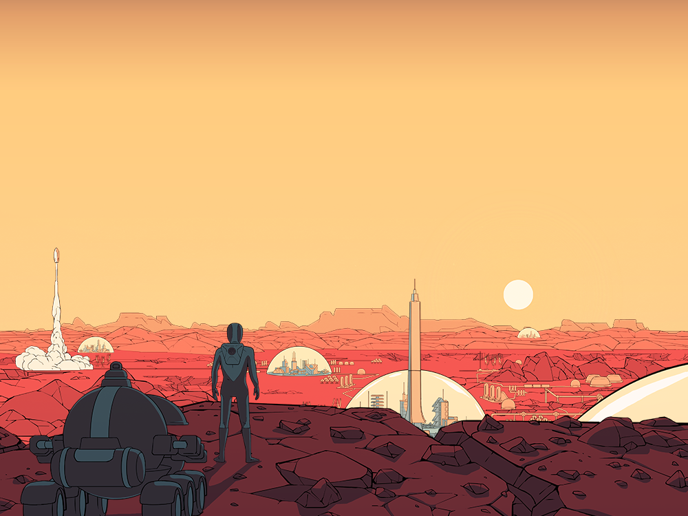 Human Surviving In Mars Artwork Wallpapers