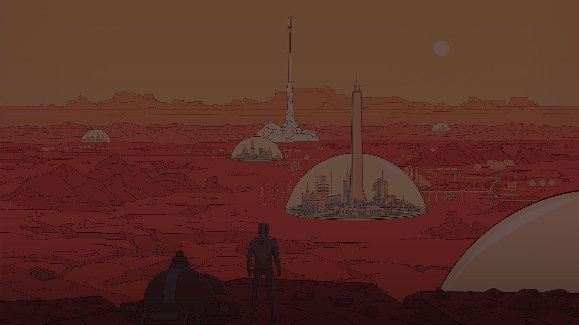 Human Surviving In Mars Artwork Wallpapers