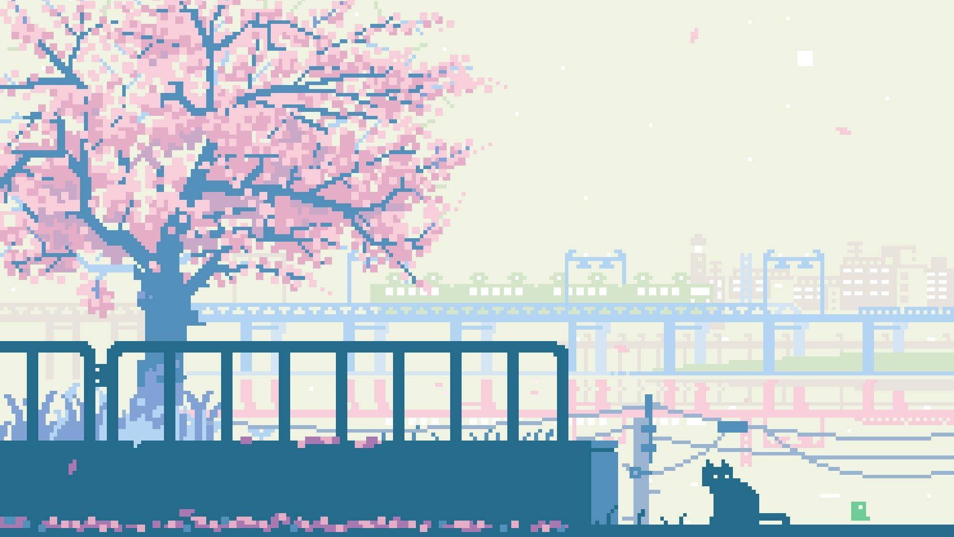 Japanese Castle Pixel Art Wallpapers