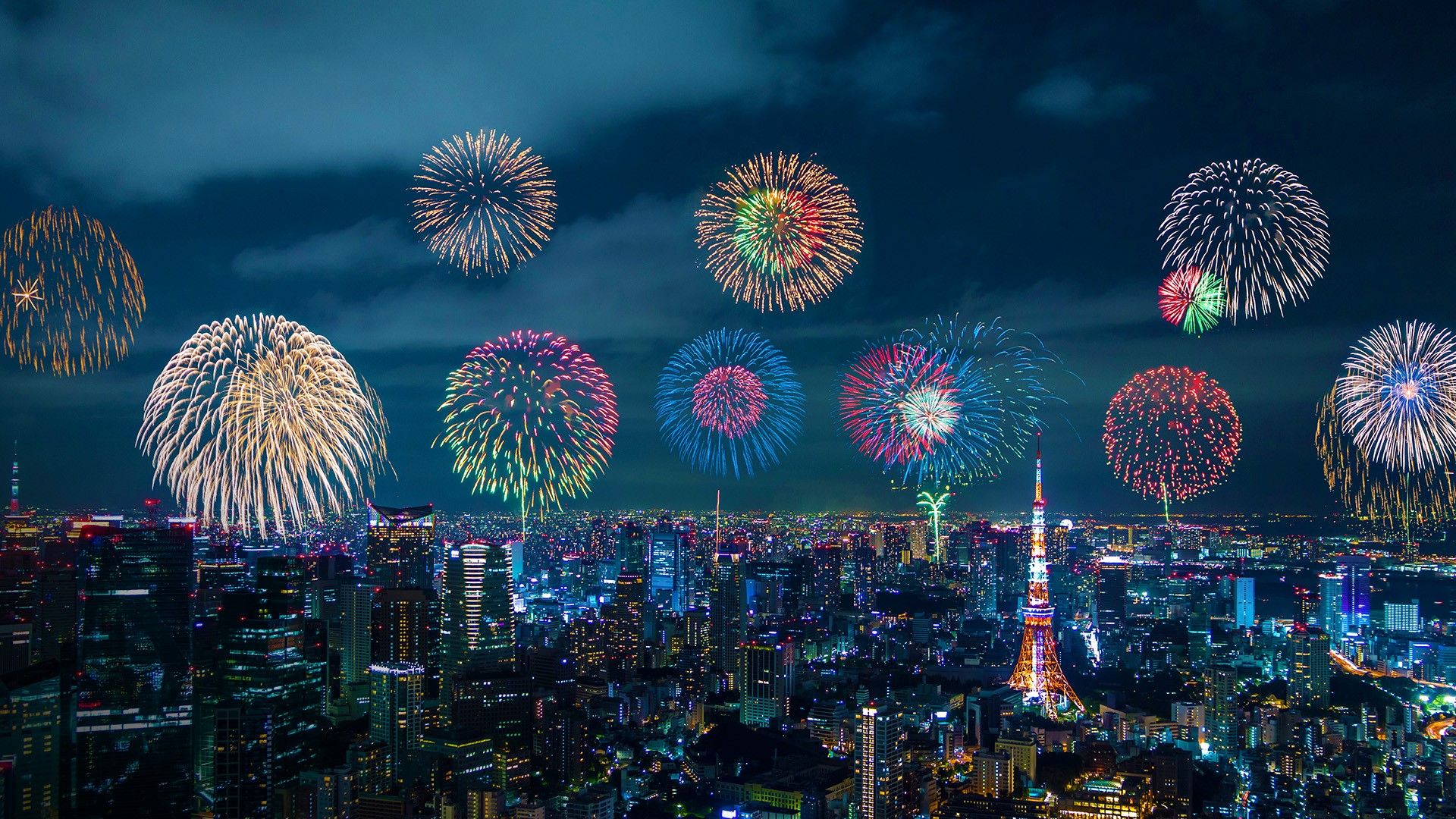 Japanese Fireworks Wallpapers