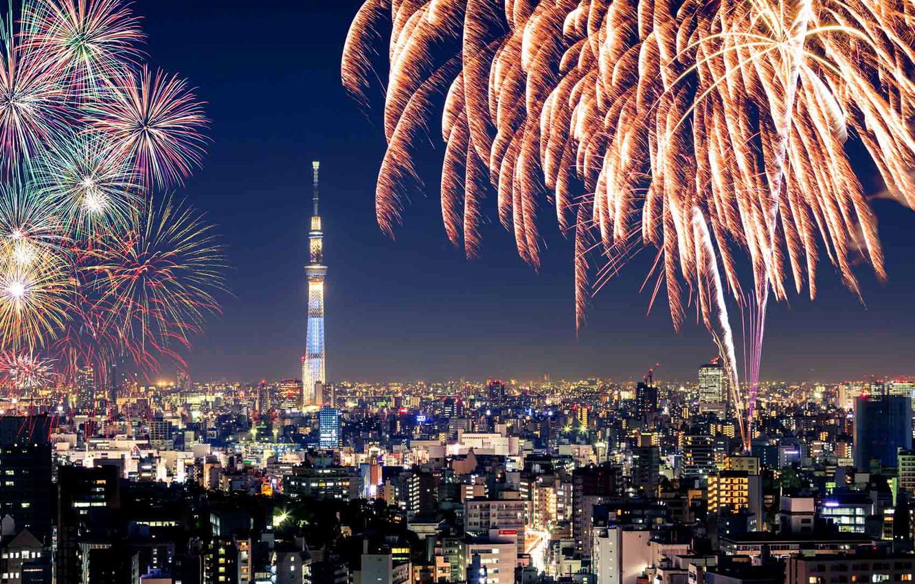 Japanese Fireworks Wallpapers