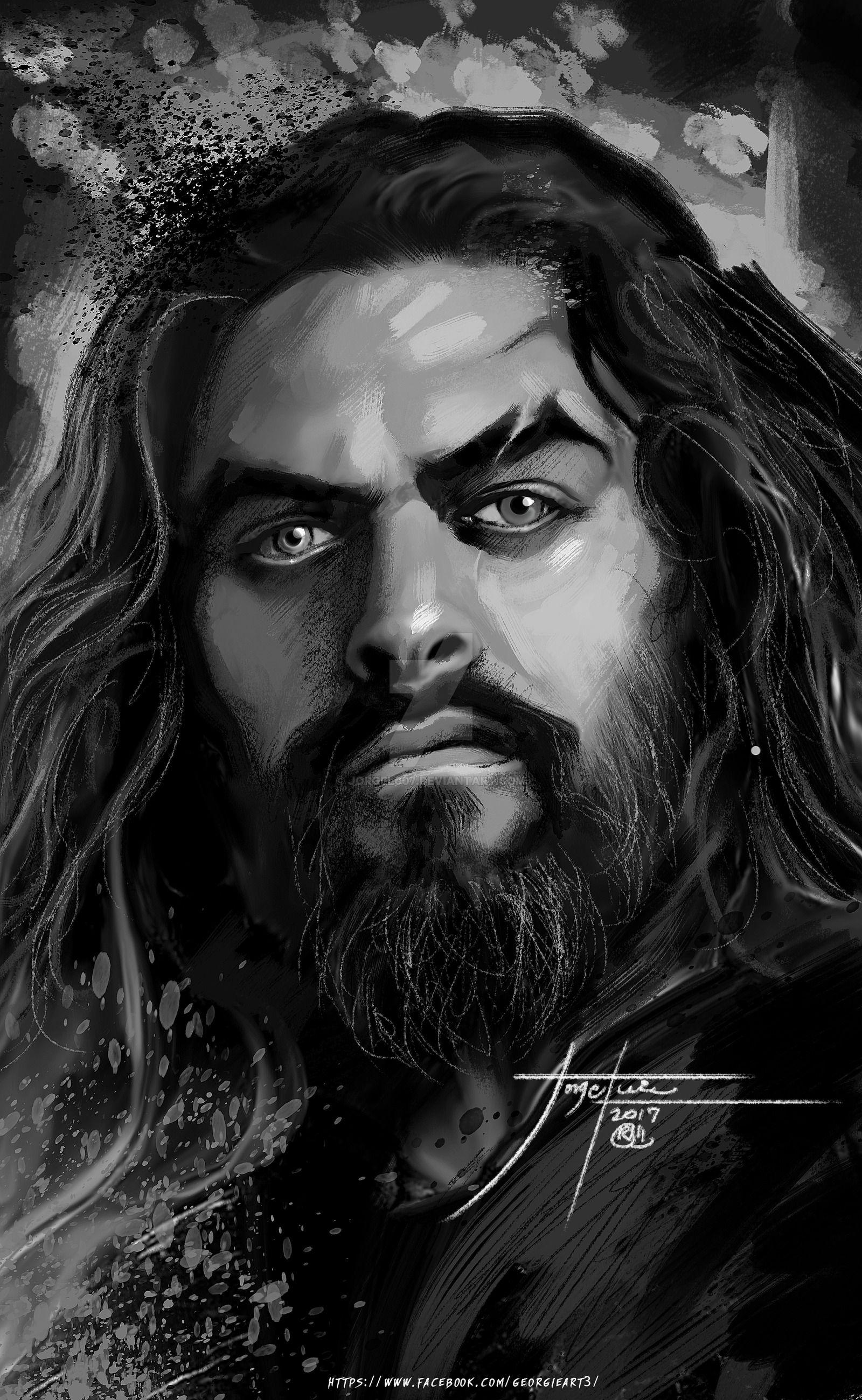 Jason Momoa Aquaman Art Wallpapers