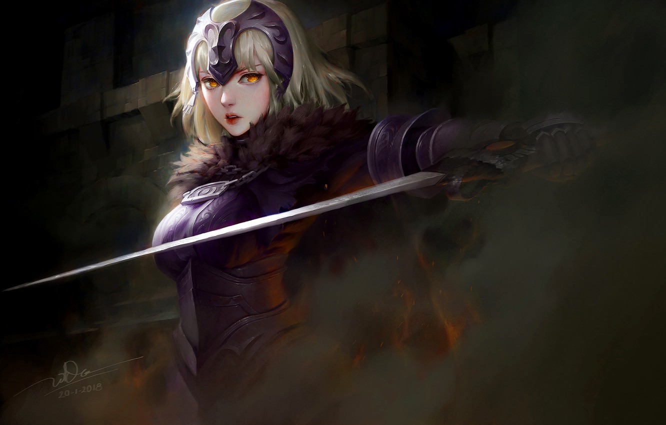 Jeanne D'Arc In Armor Wallpapers