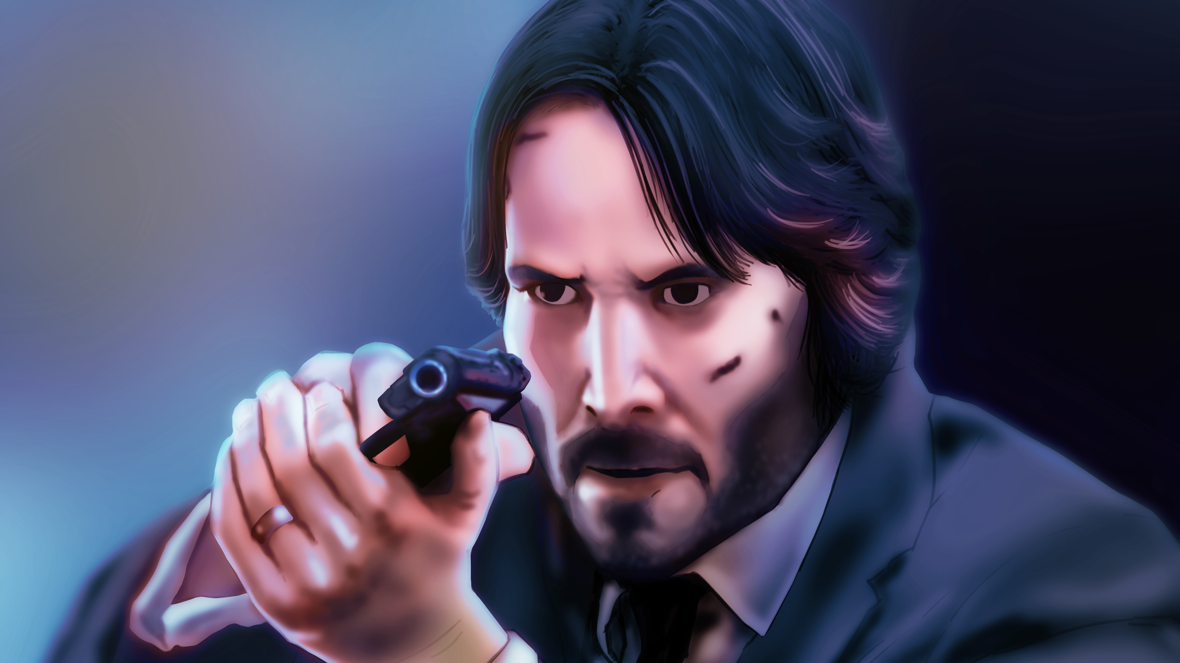 John Wick Art Wallpapers