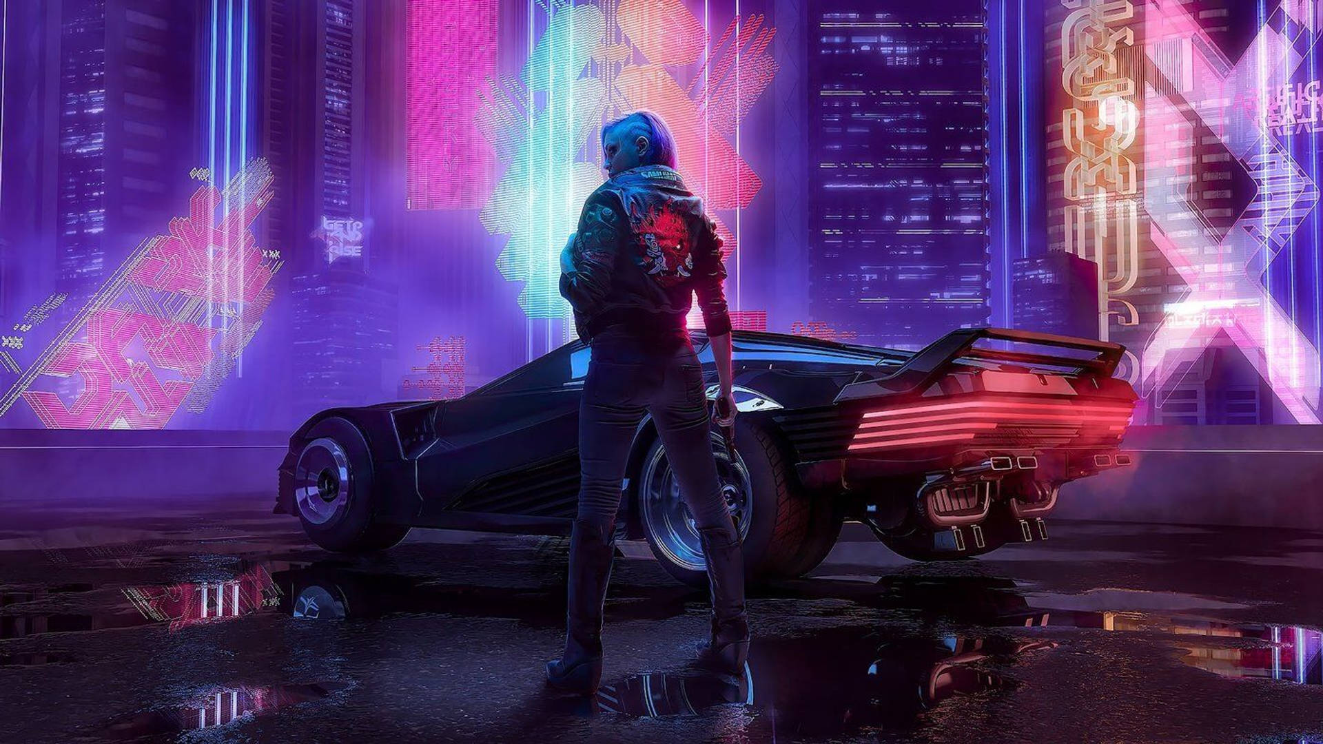 Keanu Reeves Cyberpunk 2077 Retro Art Wallpapers