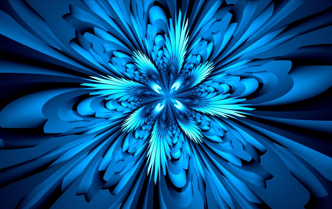 Kind Of Blue Fractal Wallpapers