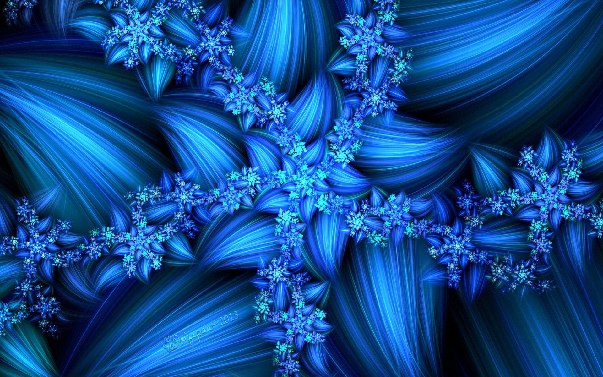 Kind Of Blue Fractal Wallpapers