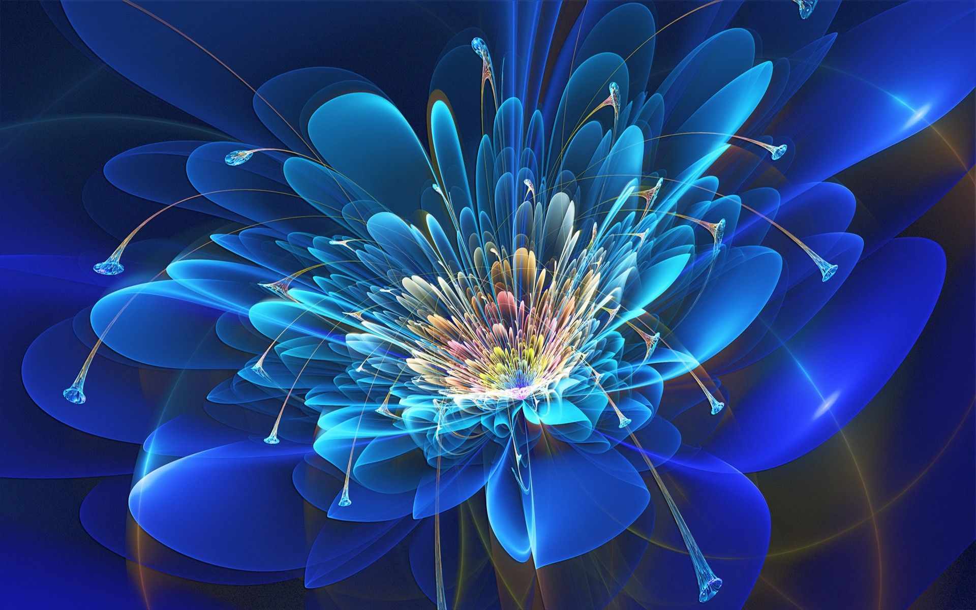 Kind Of Blue Fractal Wallpapers