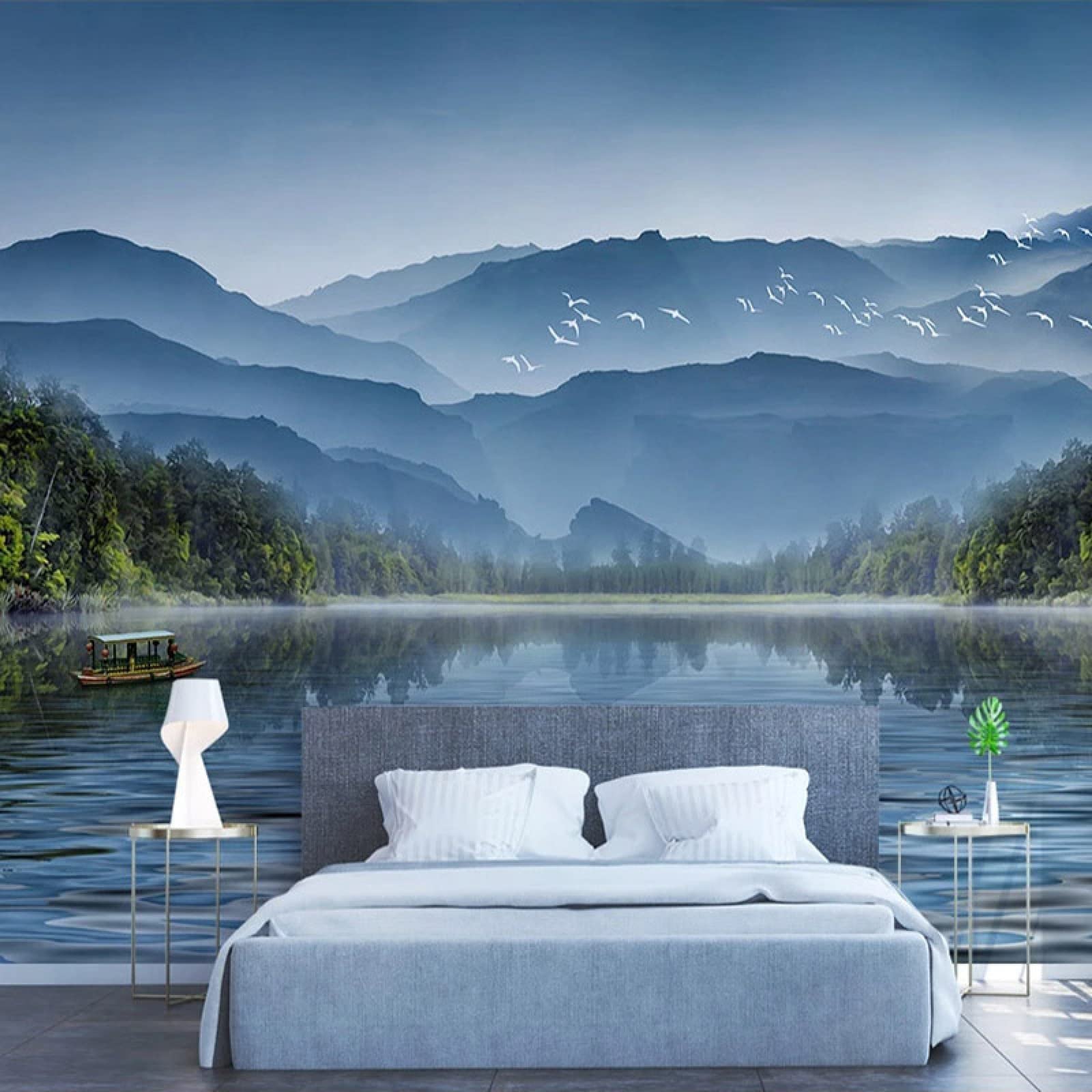 Lake Blue Landscape Artistic Wallpapers