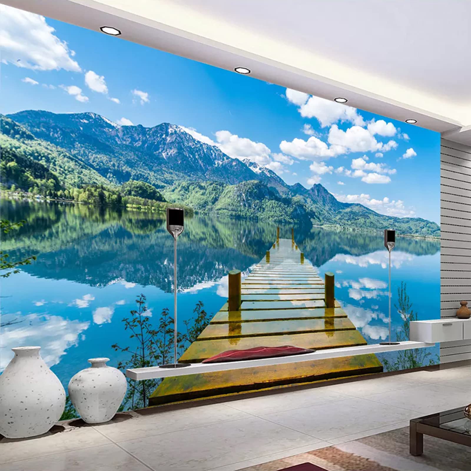 Lake Blue Landscape Artistic Wallpapers