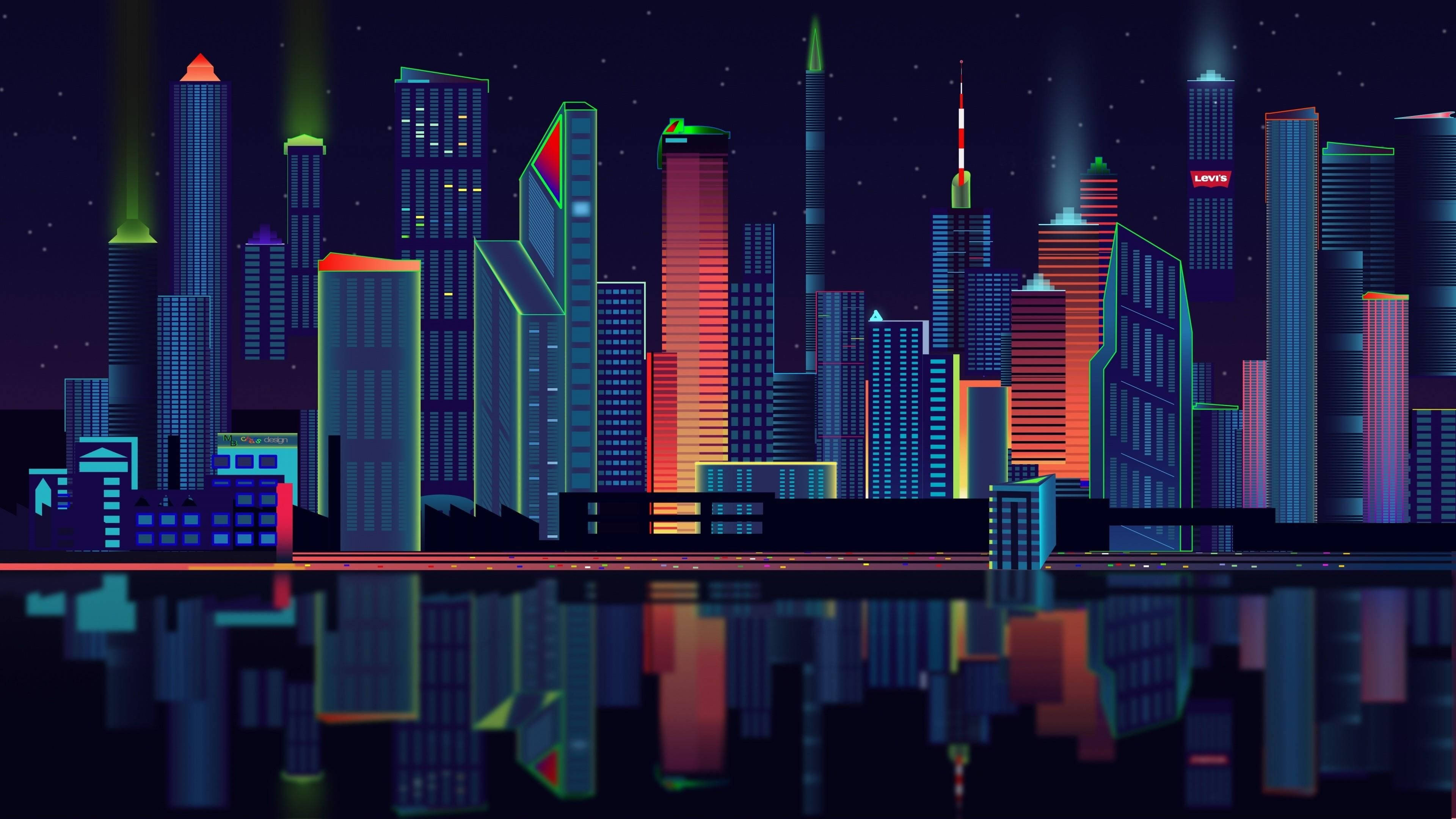 Light City Artwork Wallpapers