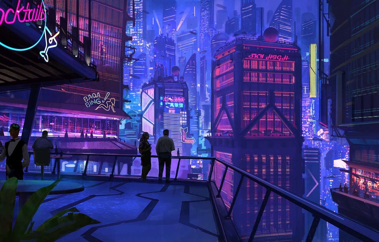 Light City Artwork Wallpapers