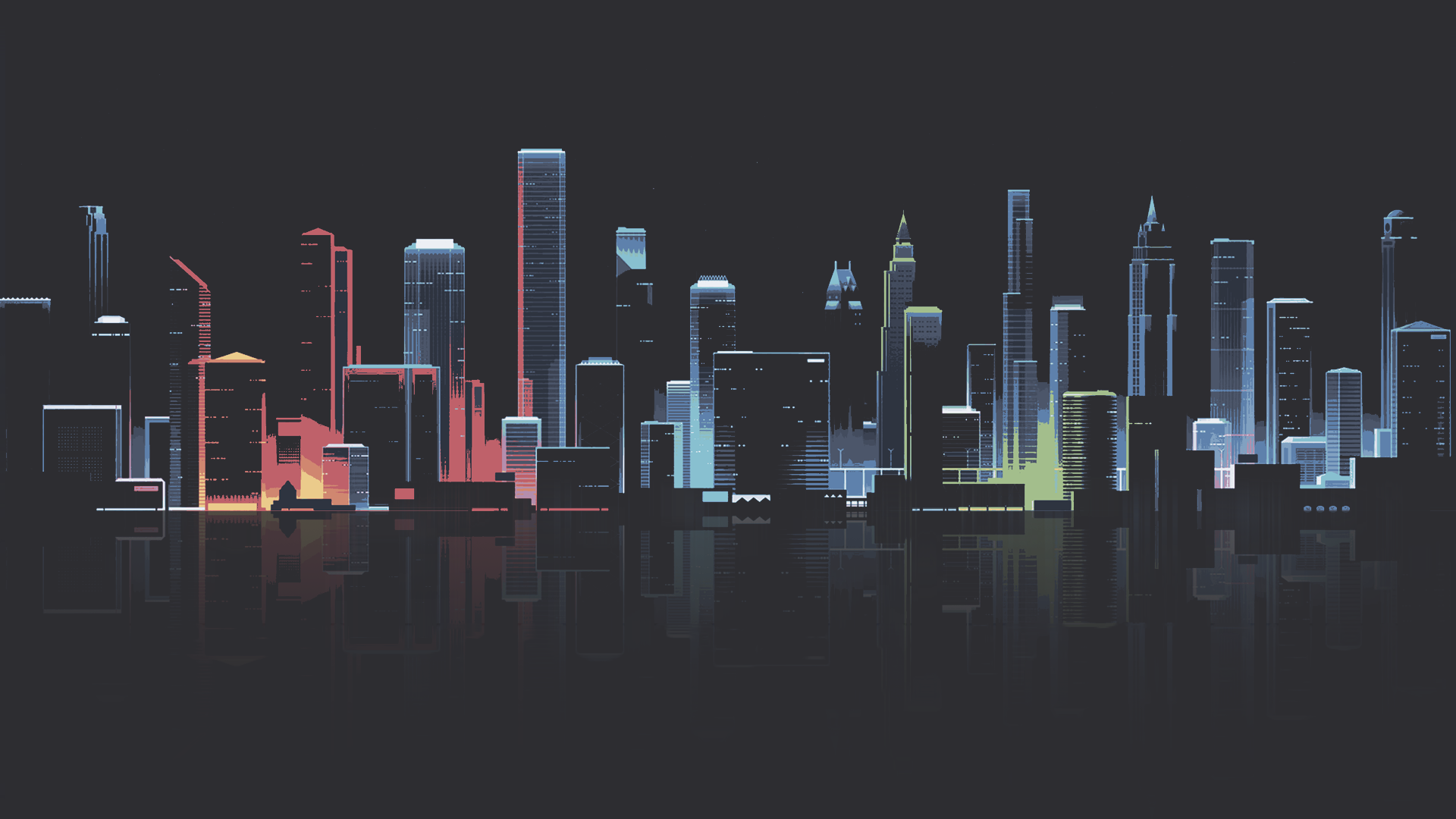 Light City Artwork Wallpapers