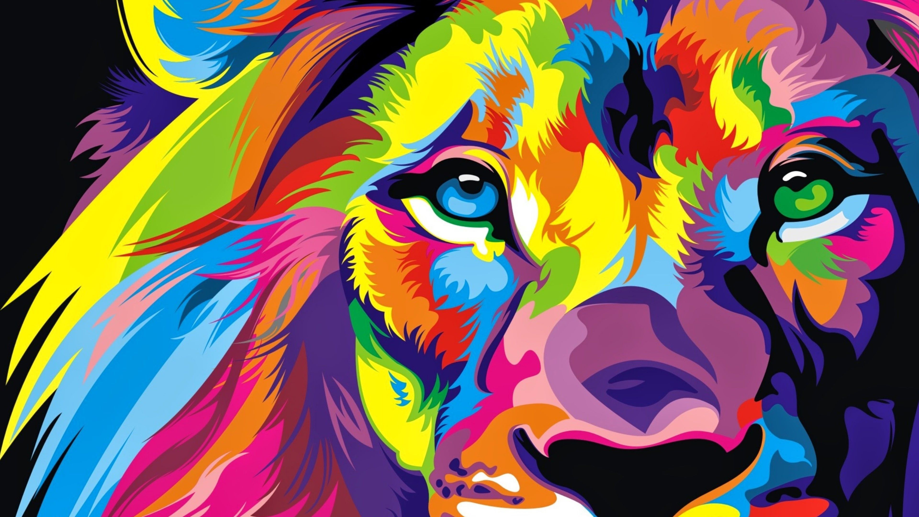 Lion Art Wallpapers