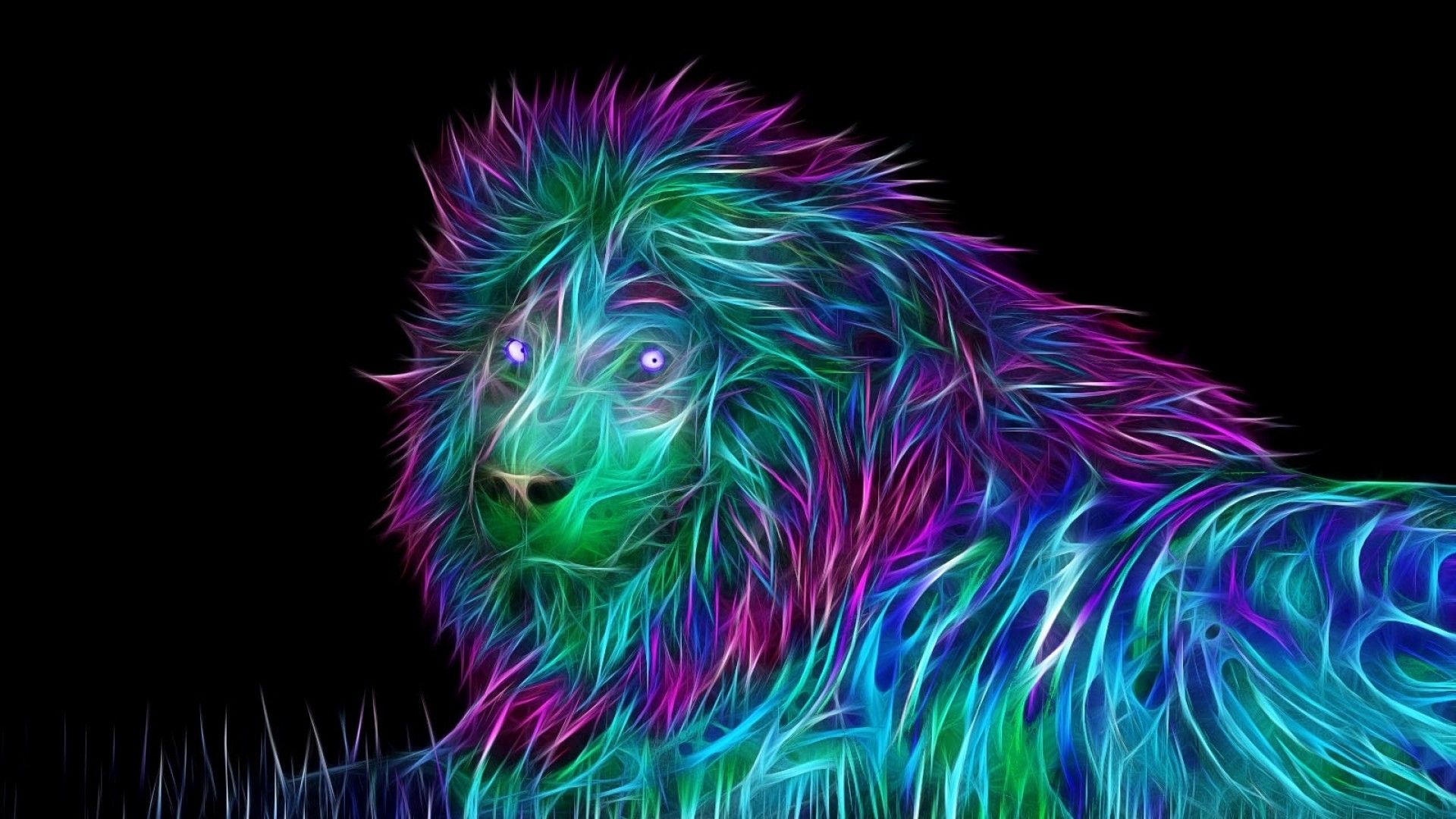 Lion Art Wallpapers