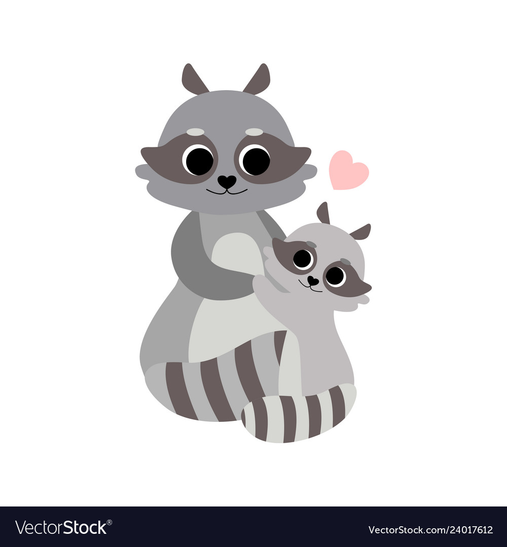 Little Raccoon In Forest Arwork Wallpapers