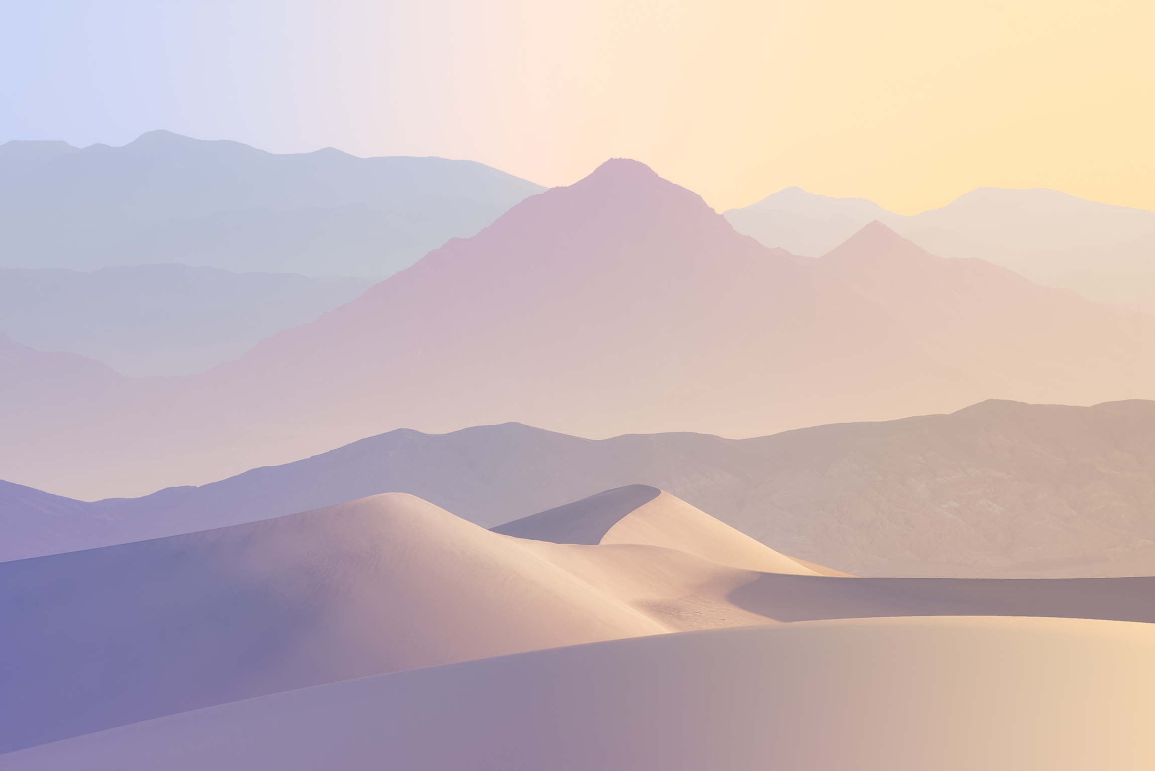 Low Poly Digital Desert Mountains Wallpapers